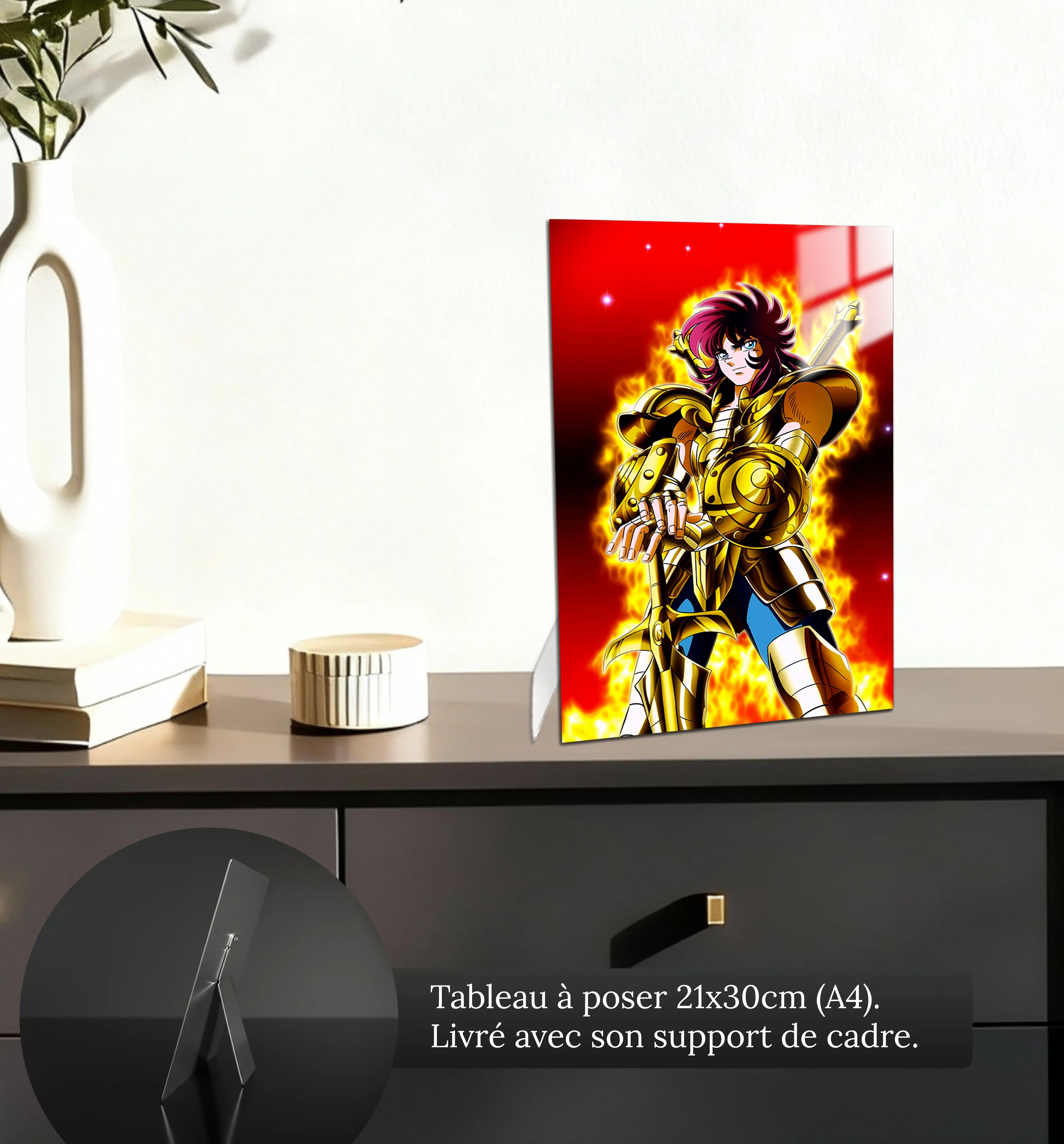 tableau-les-chevaliers-du-zodiaque-dohko-de-la-balance-petit-format-a-poser-sur-meuble | DreamWay