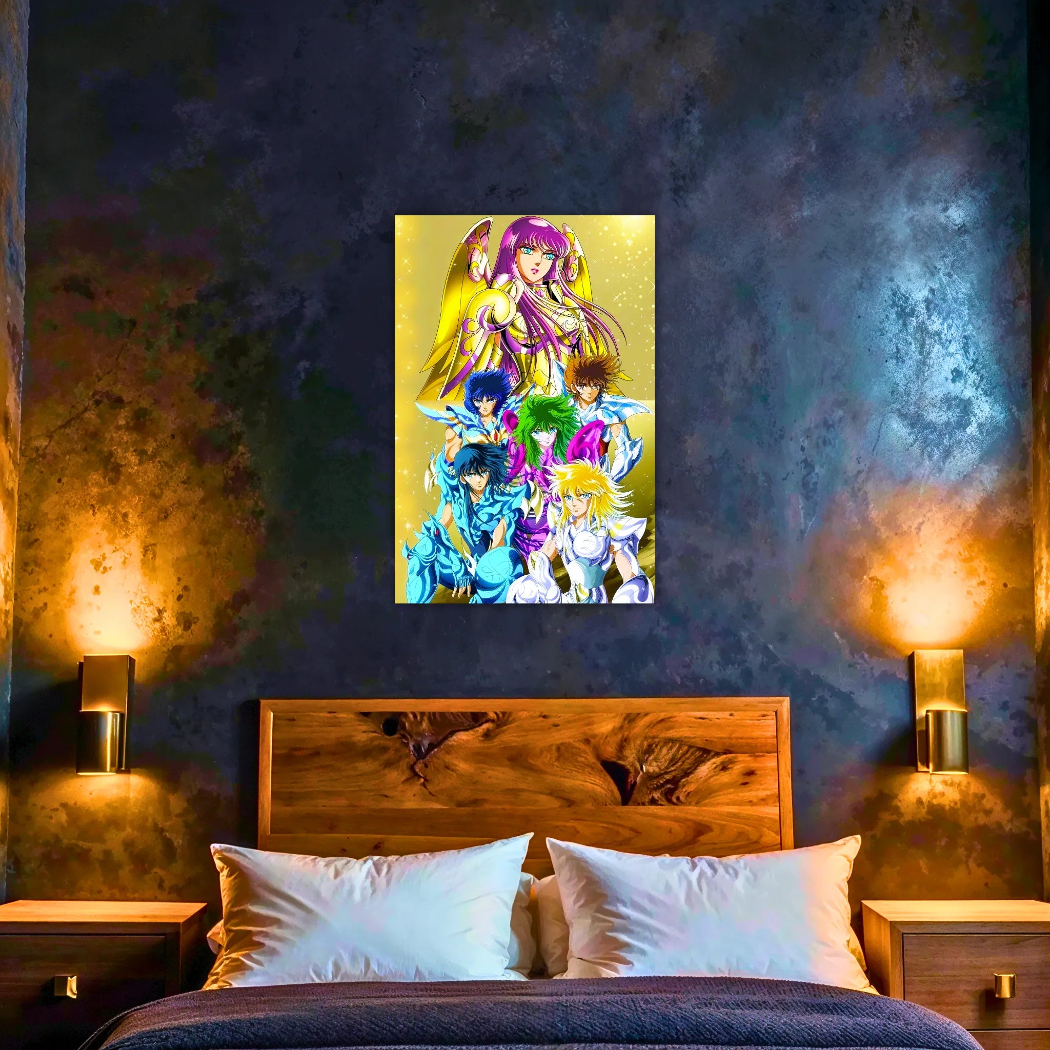tableau-les-chevaliers-du-zodiaque-heros-emblematiques-portrait | DreamWay