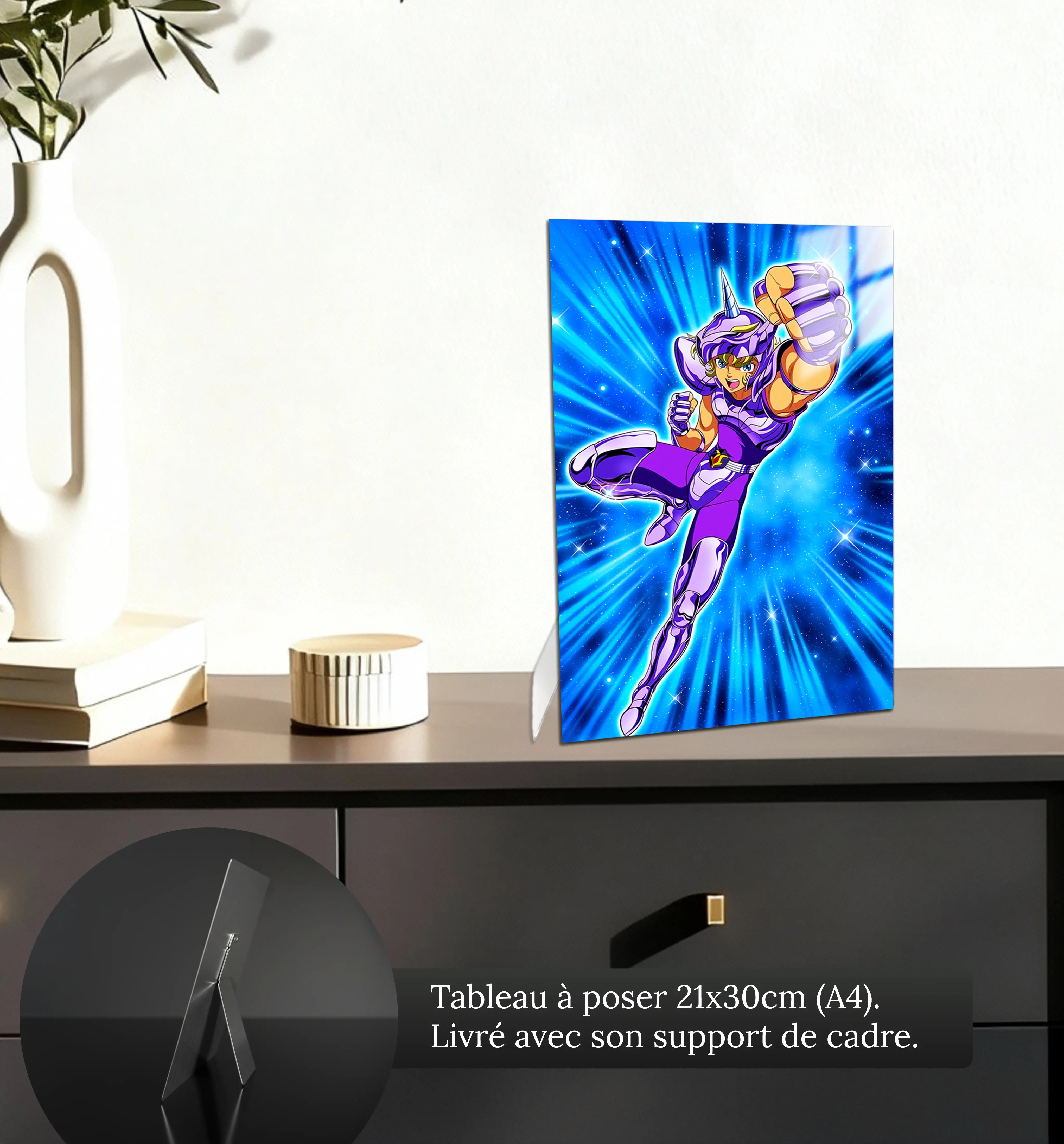 tableau-les-chevaliers-du-zodiaque-jabu-de-la-licorne-petit-format-a-poser-sur-meuble | DreamWay