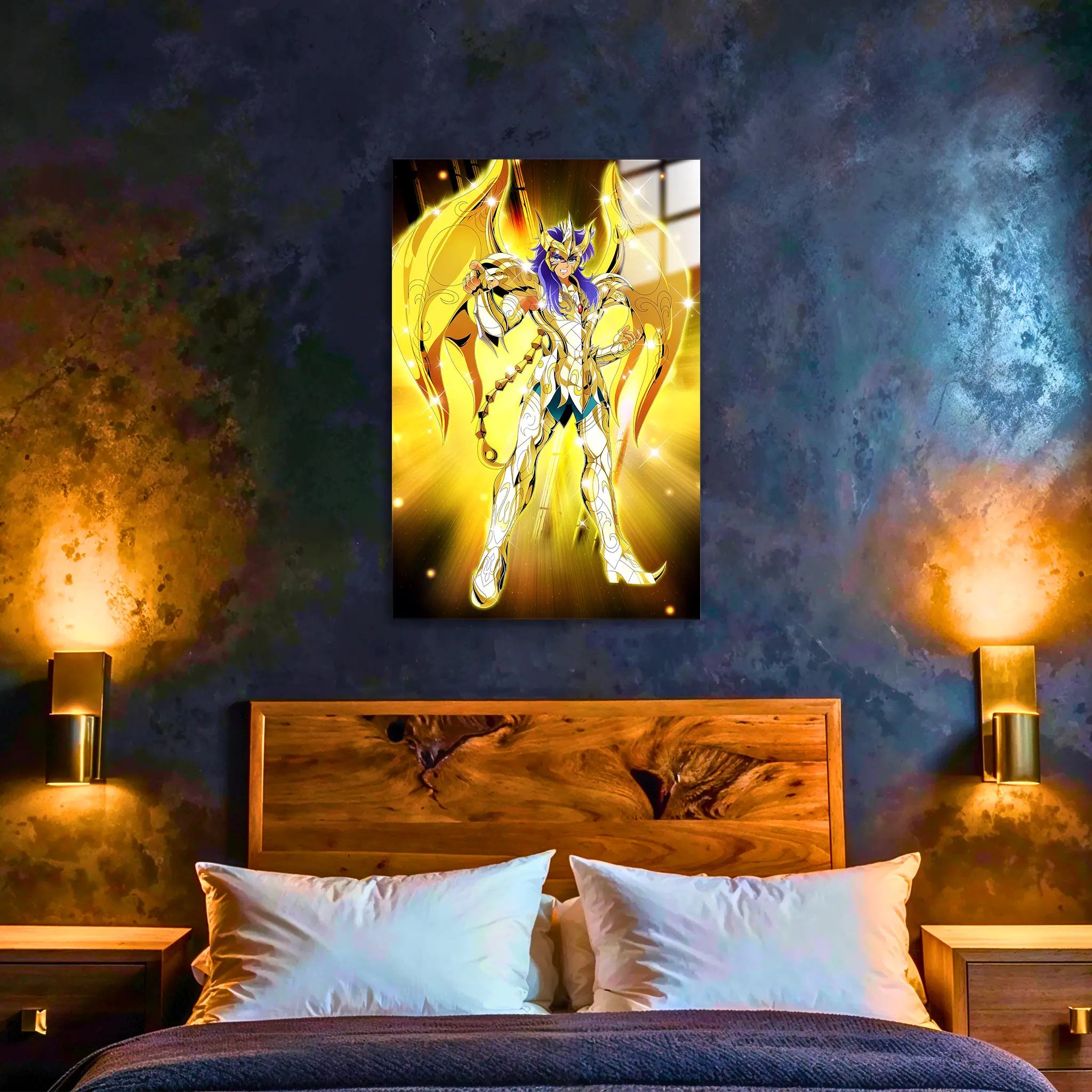 tableau-les-chevaliers-du-zodiaque-milo-scorpion-dans-la-chambre | DreamWay