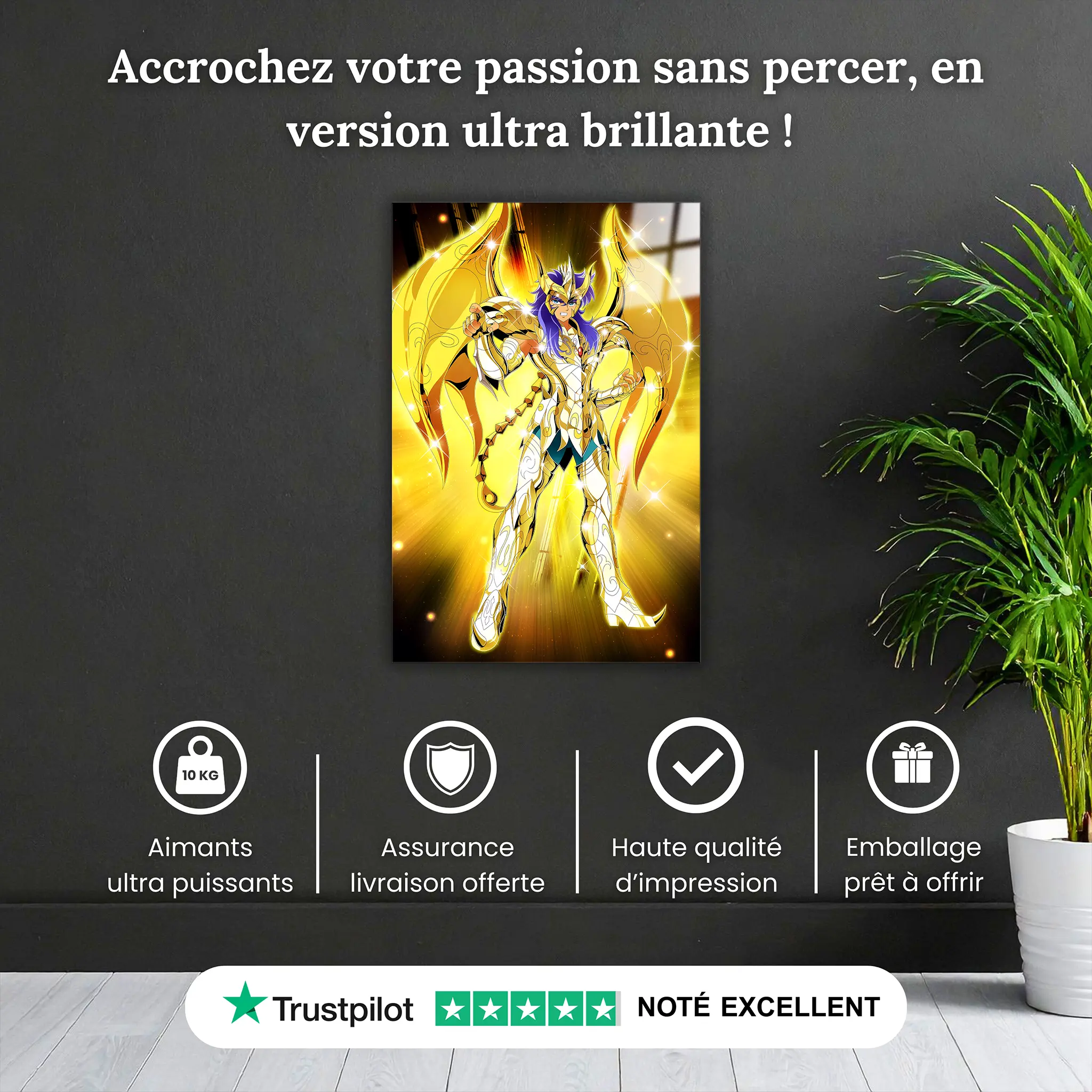 tableau-les-chevaliers-du-zodiaque-milo-scorpion-pourquoi-acheter | DreamWay