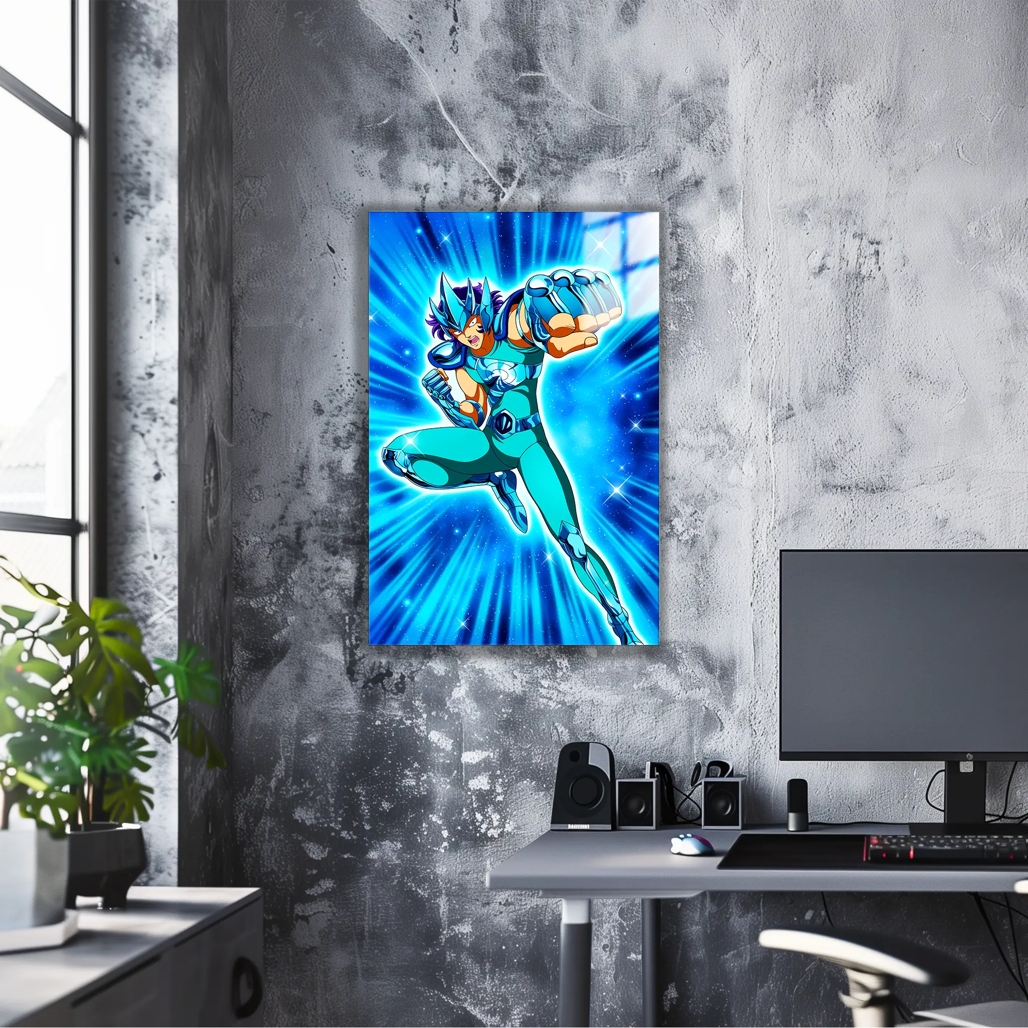 Tableau Les Chevaliers Du Zodiaque Nachi Du Loup