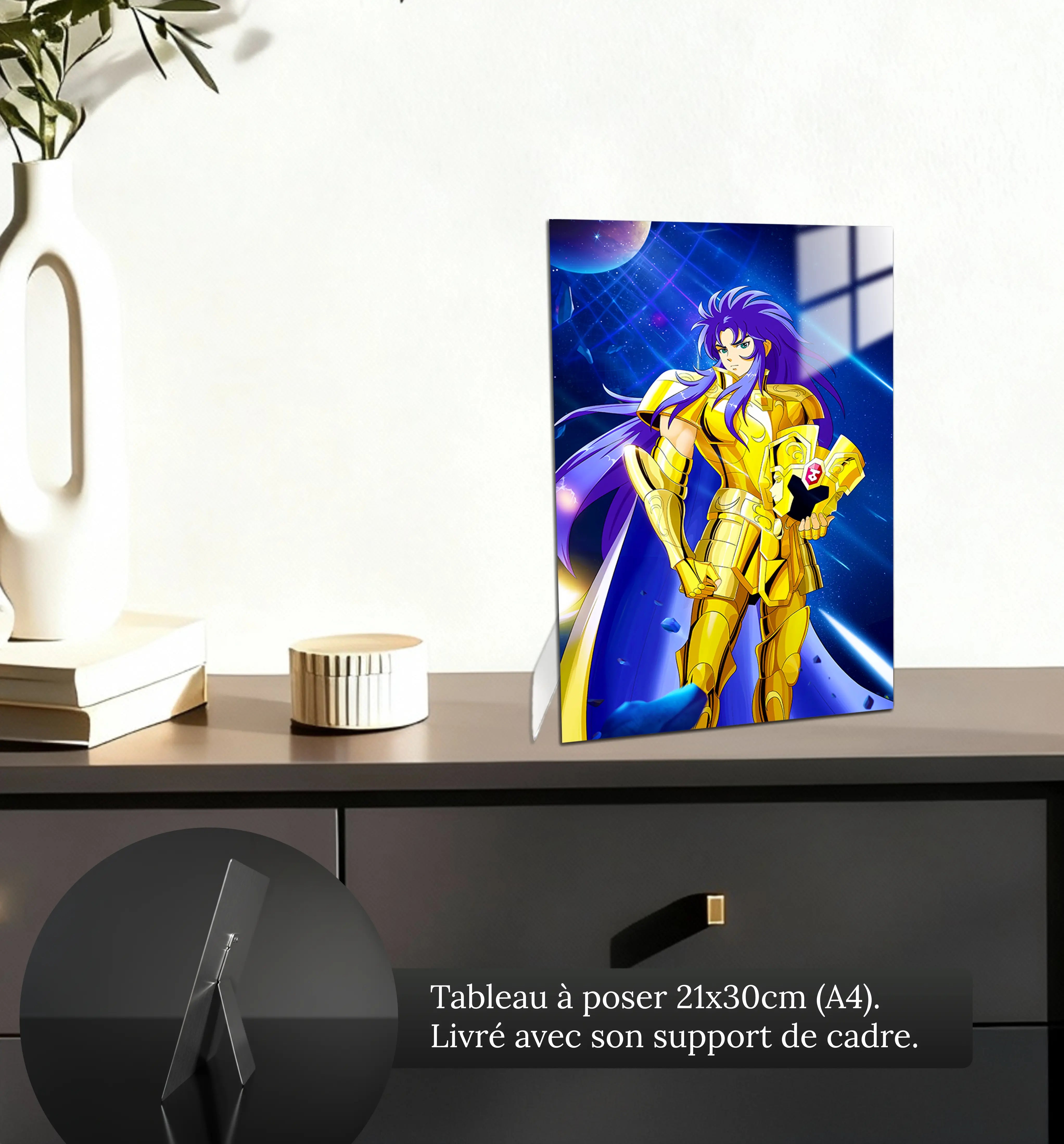 tableau-les-chevaliers-du-zodiaque-saga-des-gemeaux-petit-format-a-poser-sur-meuble | DreamWay