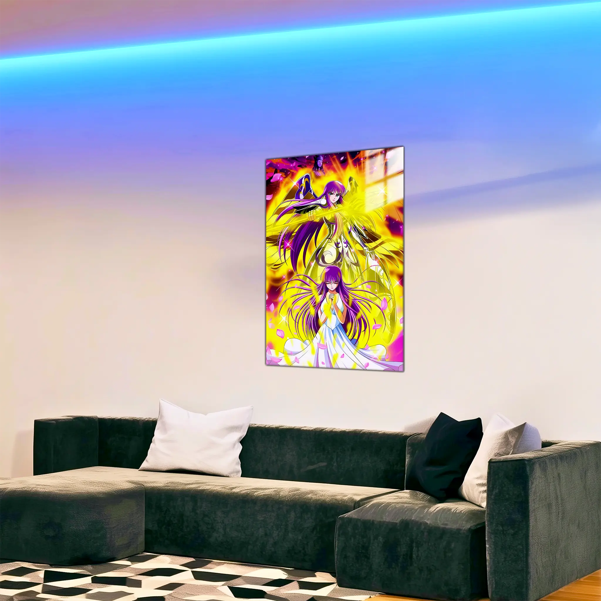 tableau-les-chevaliers-du-zodiaque-saori-kido-dans-le-salon | DreamWay