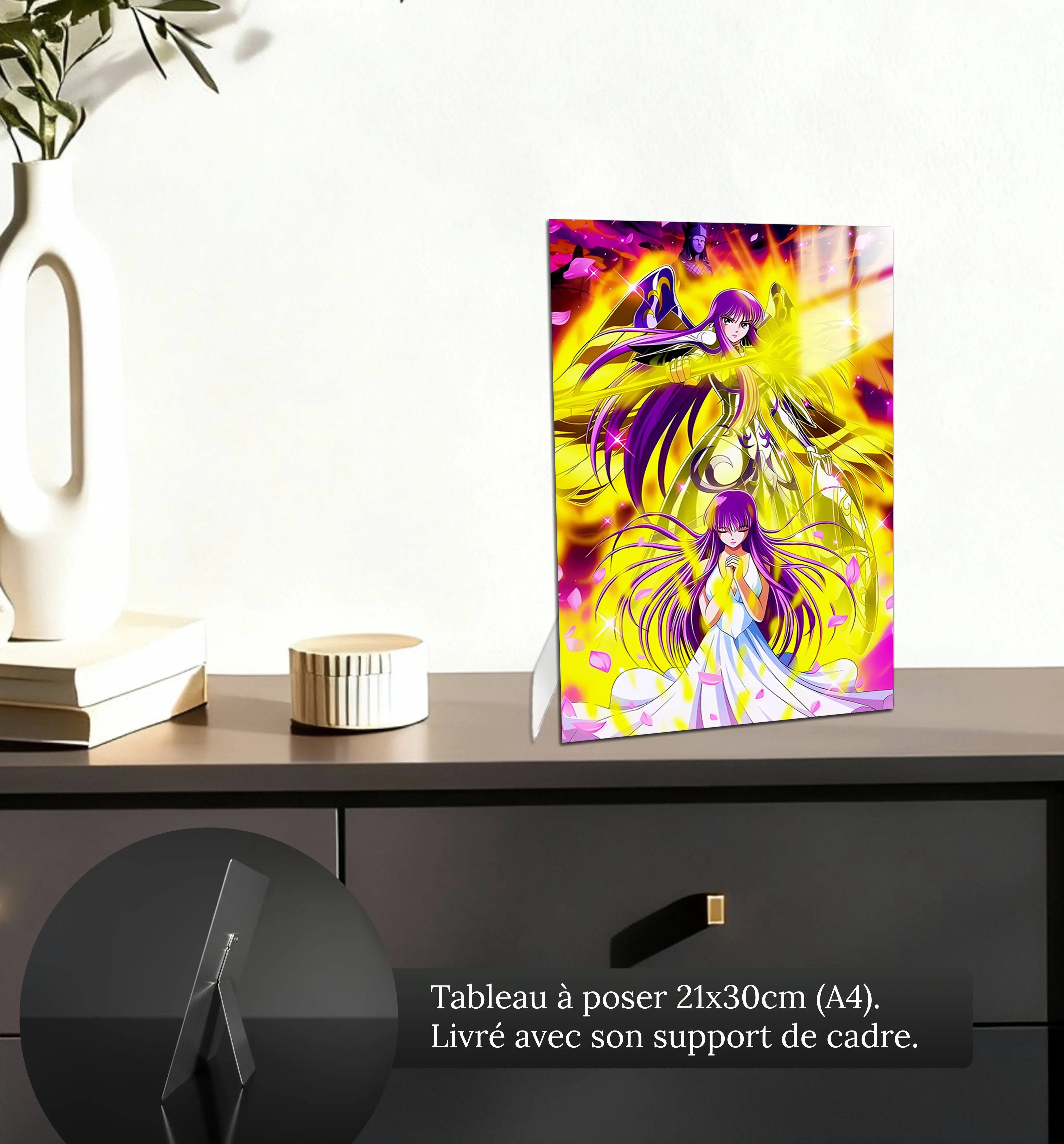 tableau-les-chevaliers-du-zodiaque-saori-kido-petit-format-a-poser-sur-meuble | DreamWay