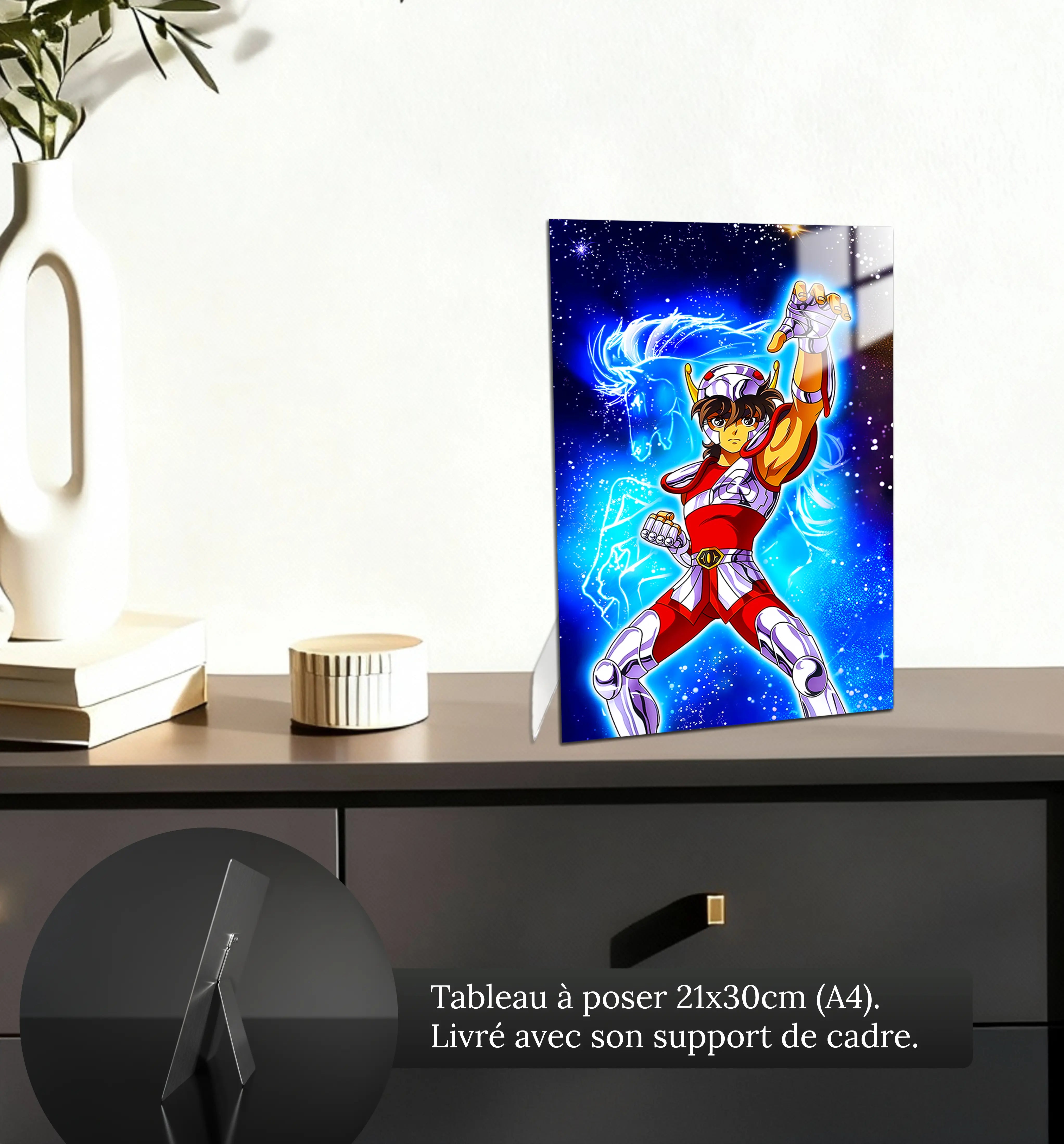 tableau-les-chevaliers-du-zodiaque-seiya-de-pegase-petit-format-a-poser-sur-meuble | DreamWay