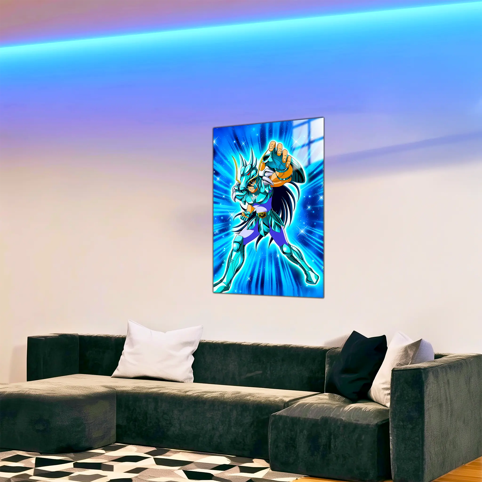 tableau-les-chevaliers-du-zodiaque-shiryu-du-dragon-dans-le-salon | DreamWay