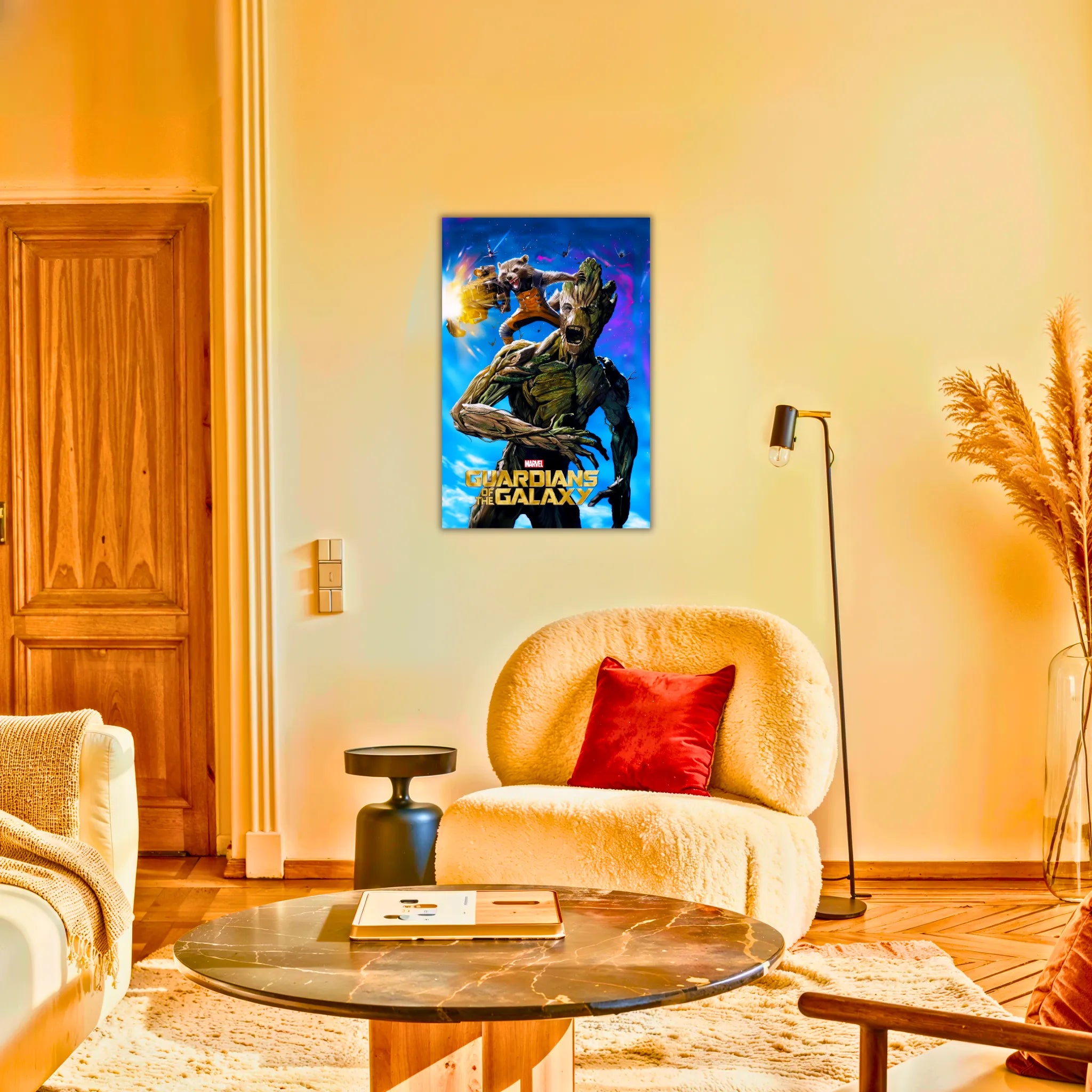 Tableau Les Gardiens De La Galaxie Groot Et Rocket Affiche