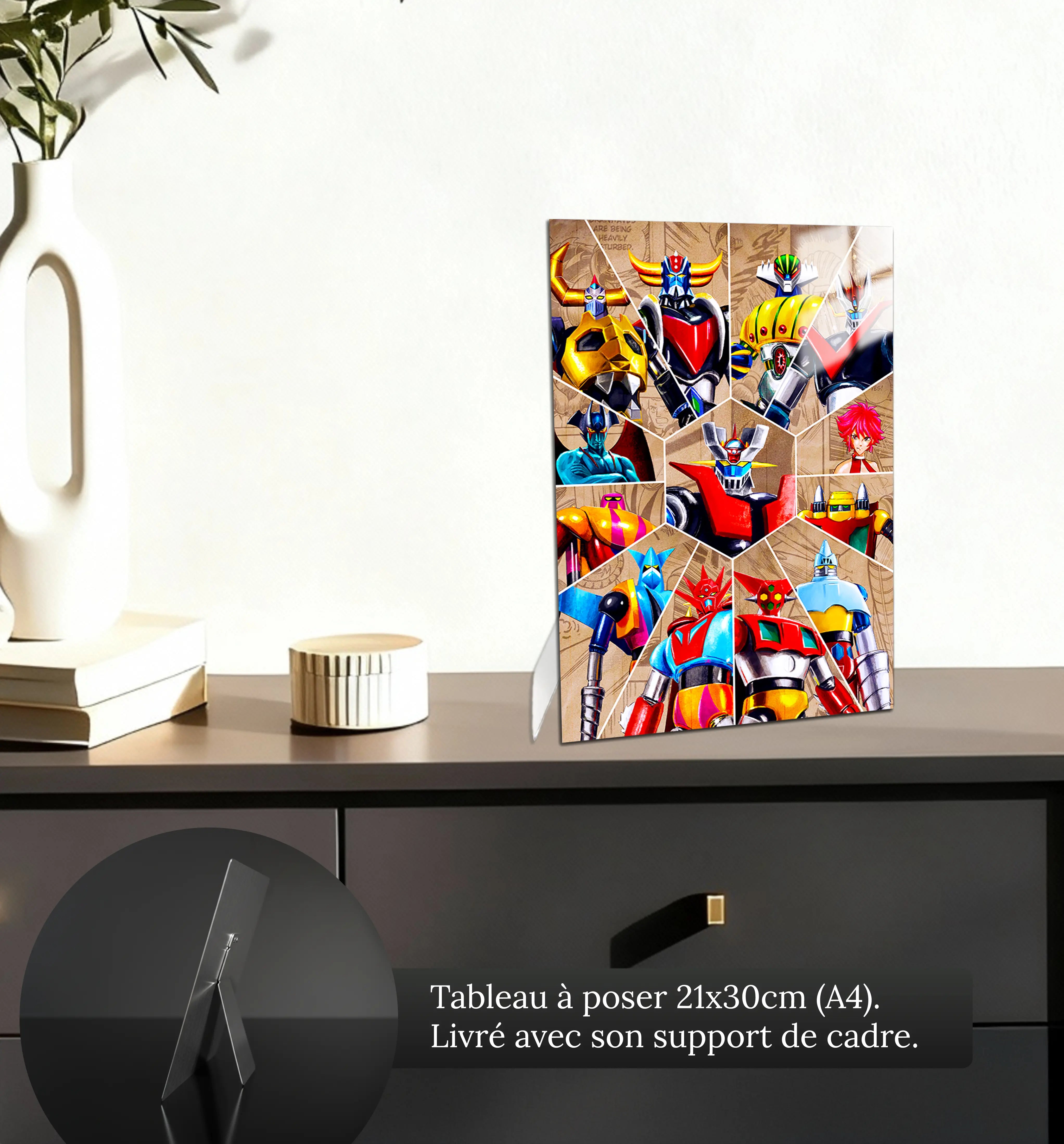 tableau-les-heros-bd-petit-format-a-poser-sur-meuble | DreamWay