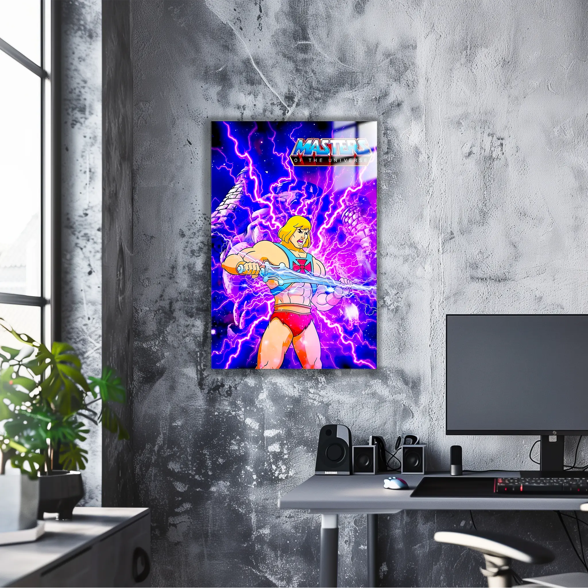 tableau-les-maitres-de-l-univers-musclor-affiche-dans-le-bureau | DreamWay