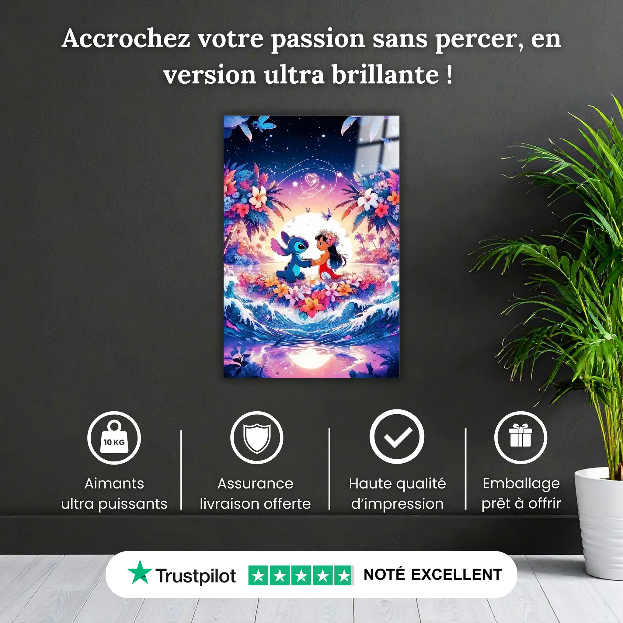 tableau-lilo-et-stich-plage-paradisiaque-pourquoi-acheter | DreamWay