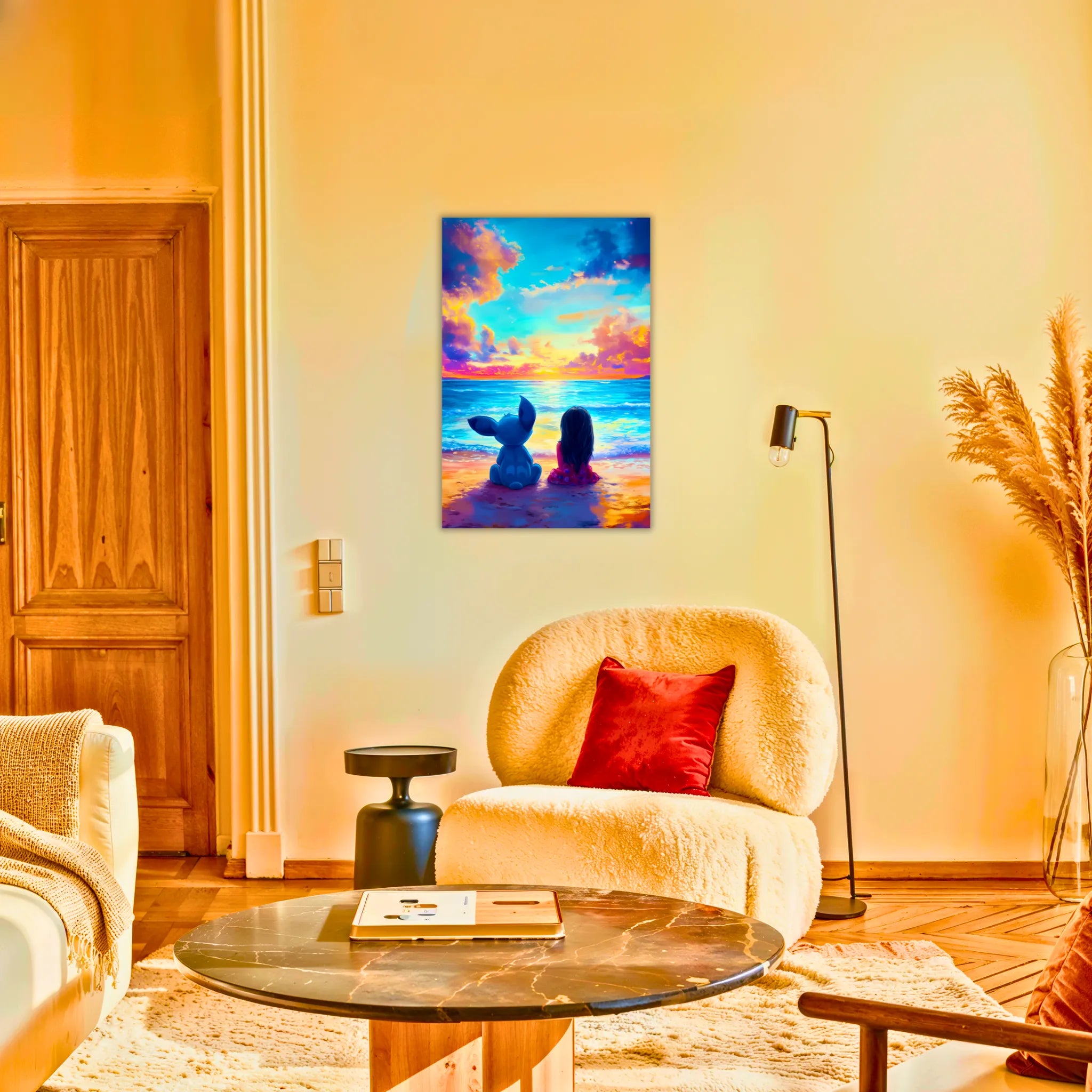 Tableau Lilo Et Stitch Plage de Reve