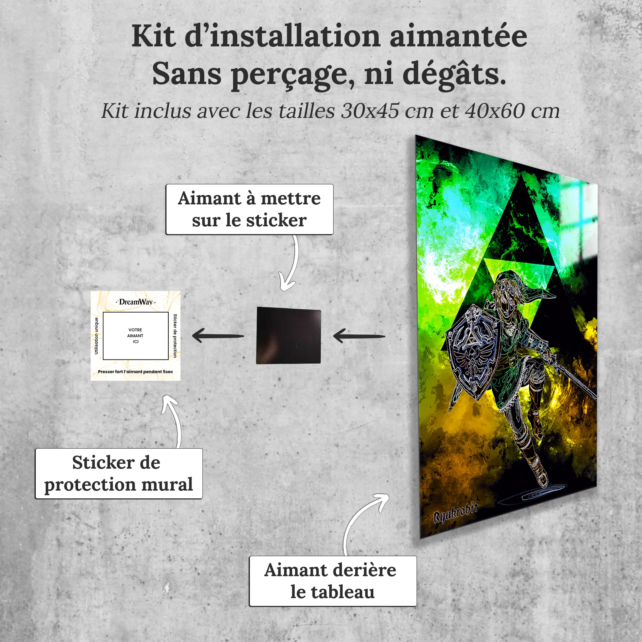 tableau-link-colore-avec-installation-aimantee | DreamWay