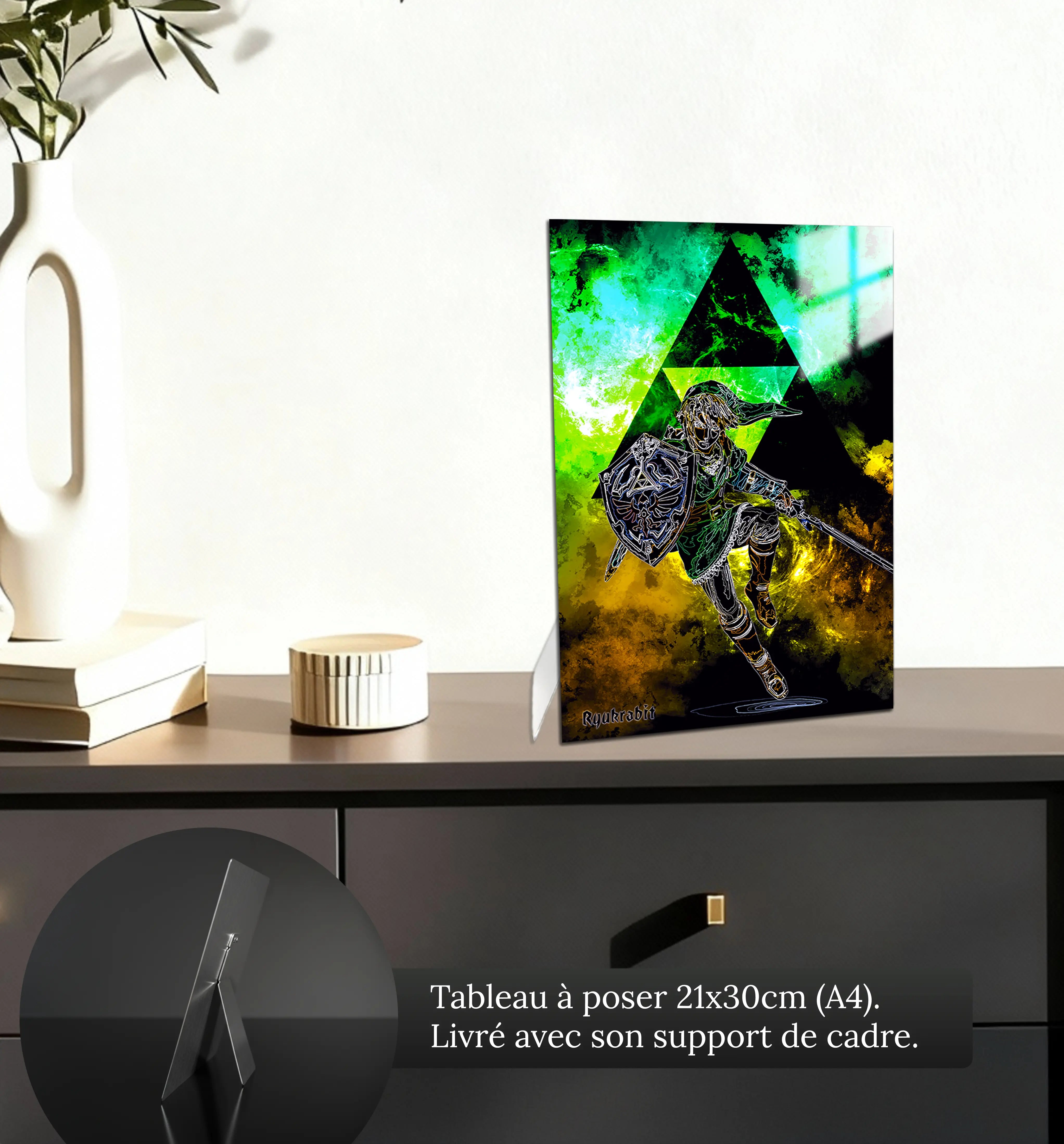 tableau-link-colore-petit-format-a-poser-sur-meuble | DreamWay