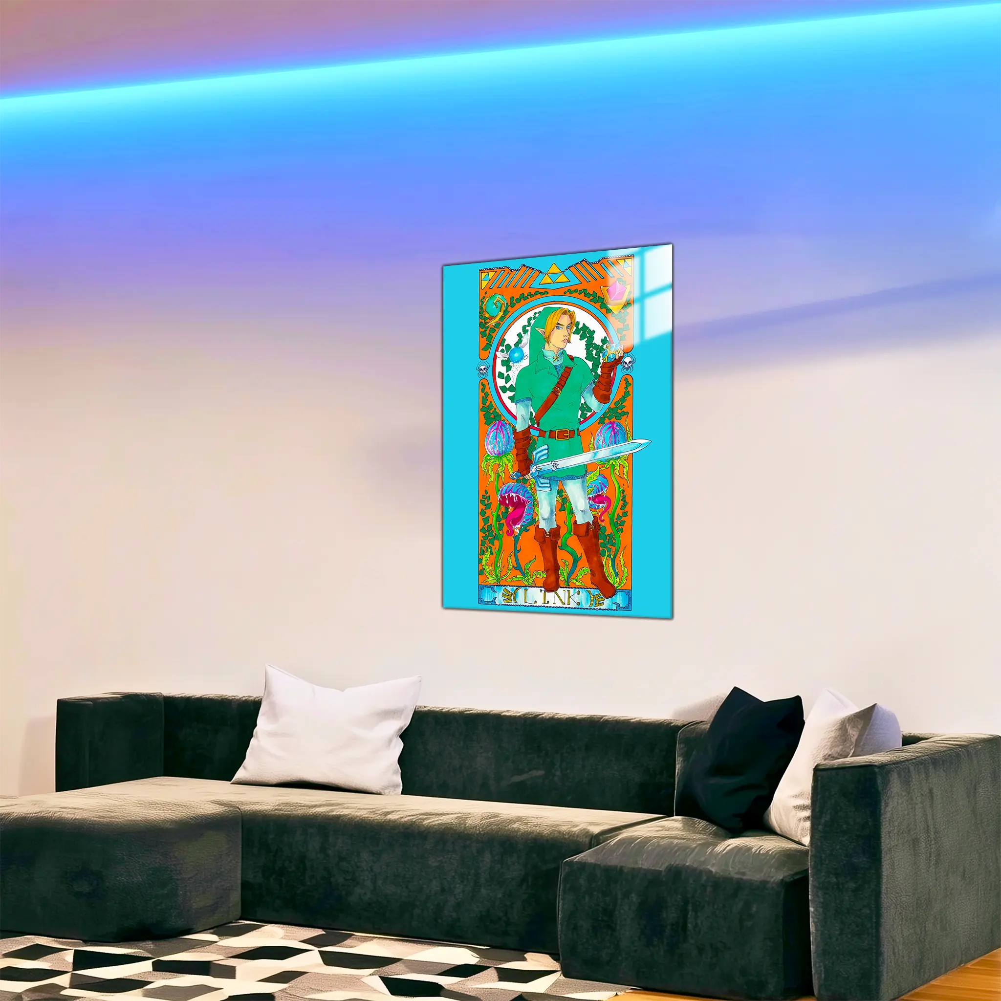 tableau-link-le-valeureux-dans-le-salon | DreamWay