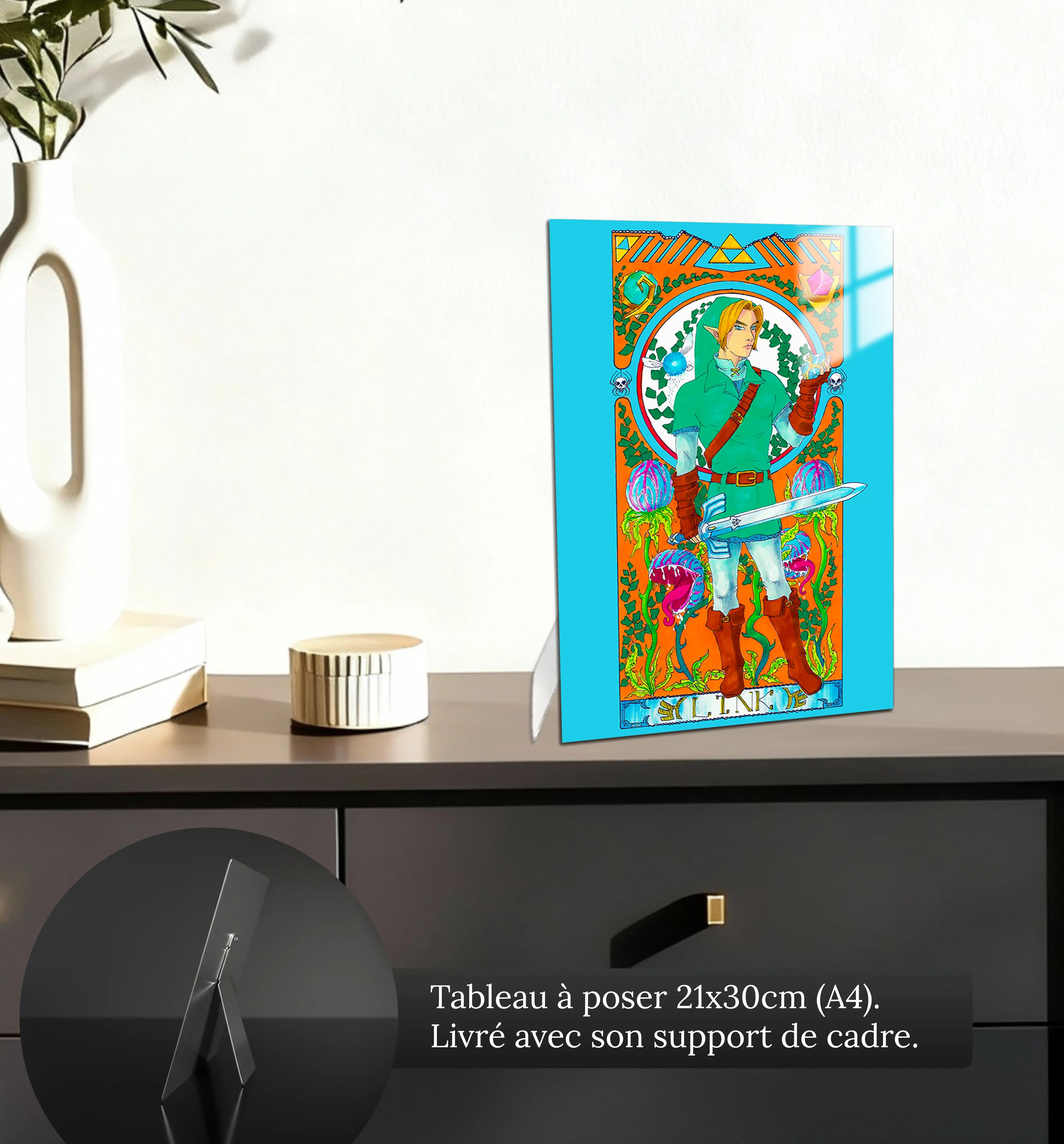 tableau-link-le-valeureux-petit-format-a-poser-sur-meuble | DreamWay