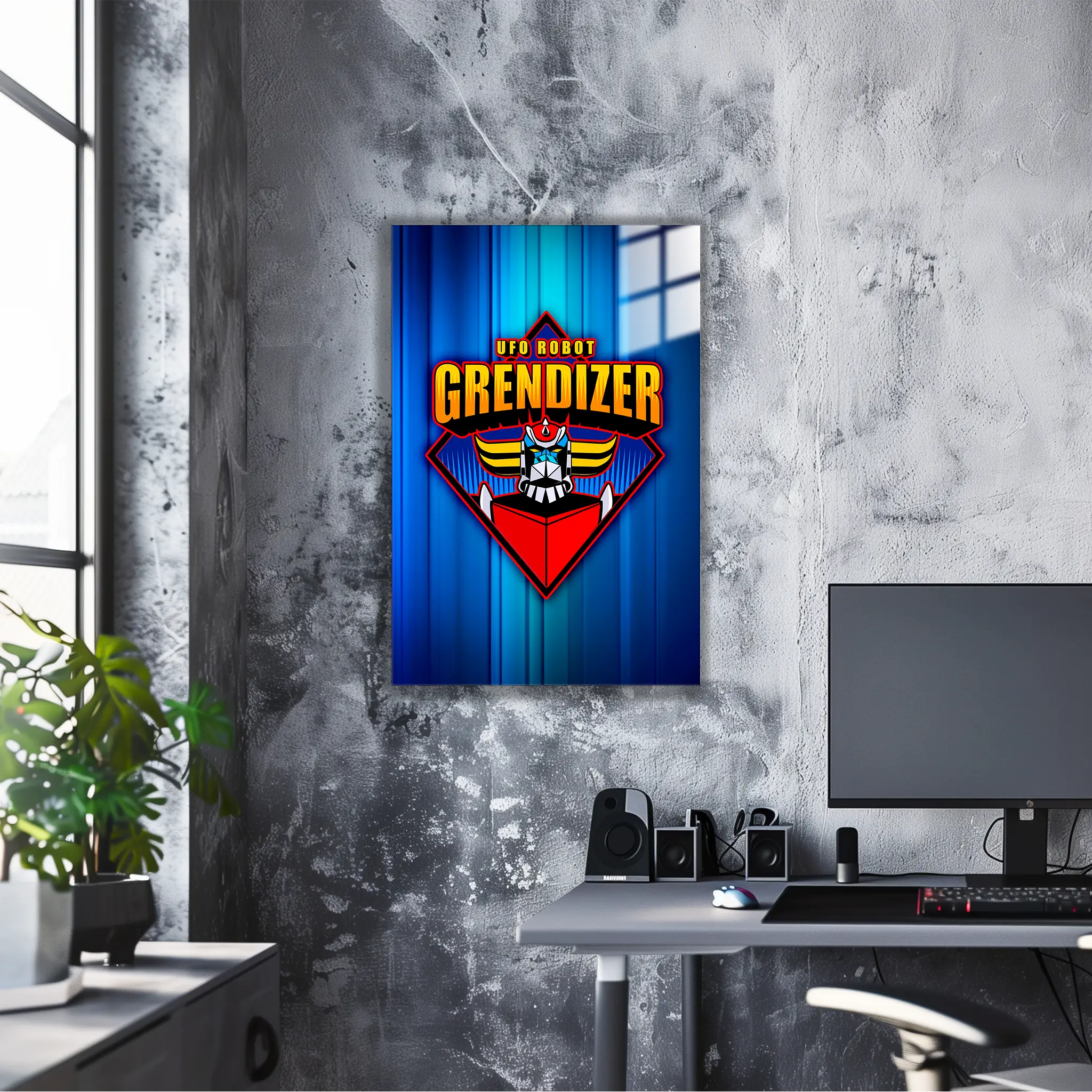 tableau-logo-goldorak-dans-le-bureau | DreamWay