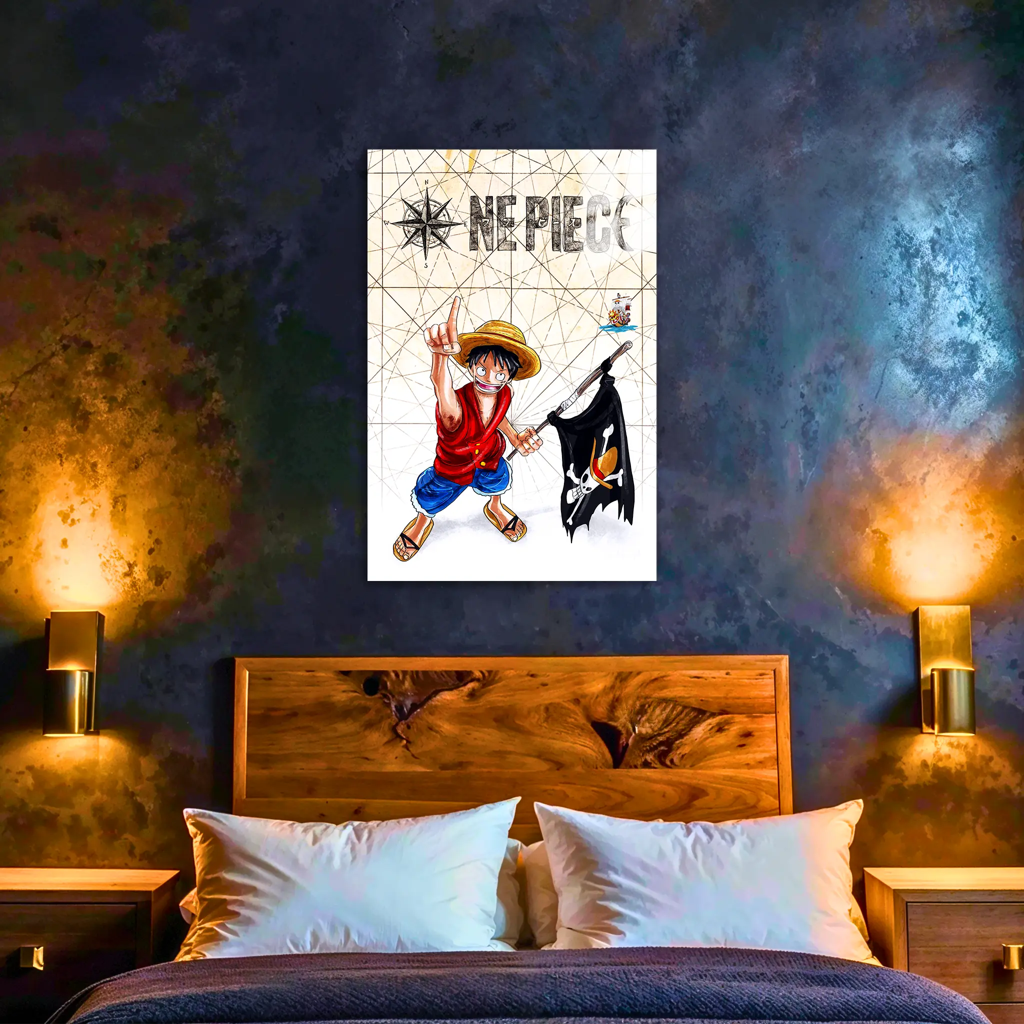 tableau-luffy-affiche-dans-la-chambre | DreamWay