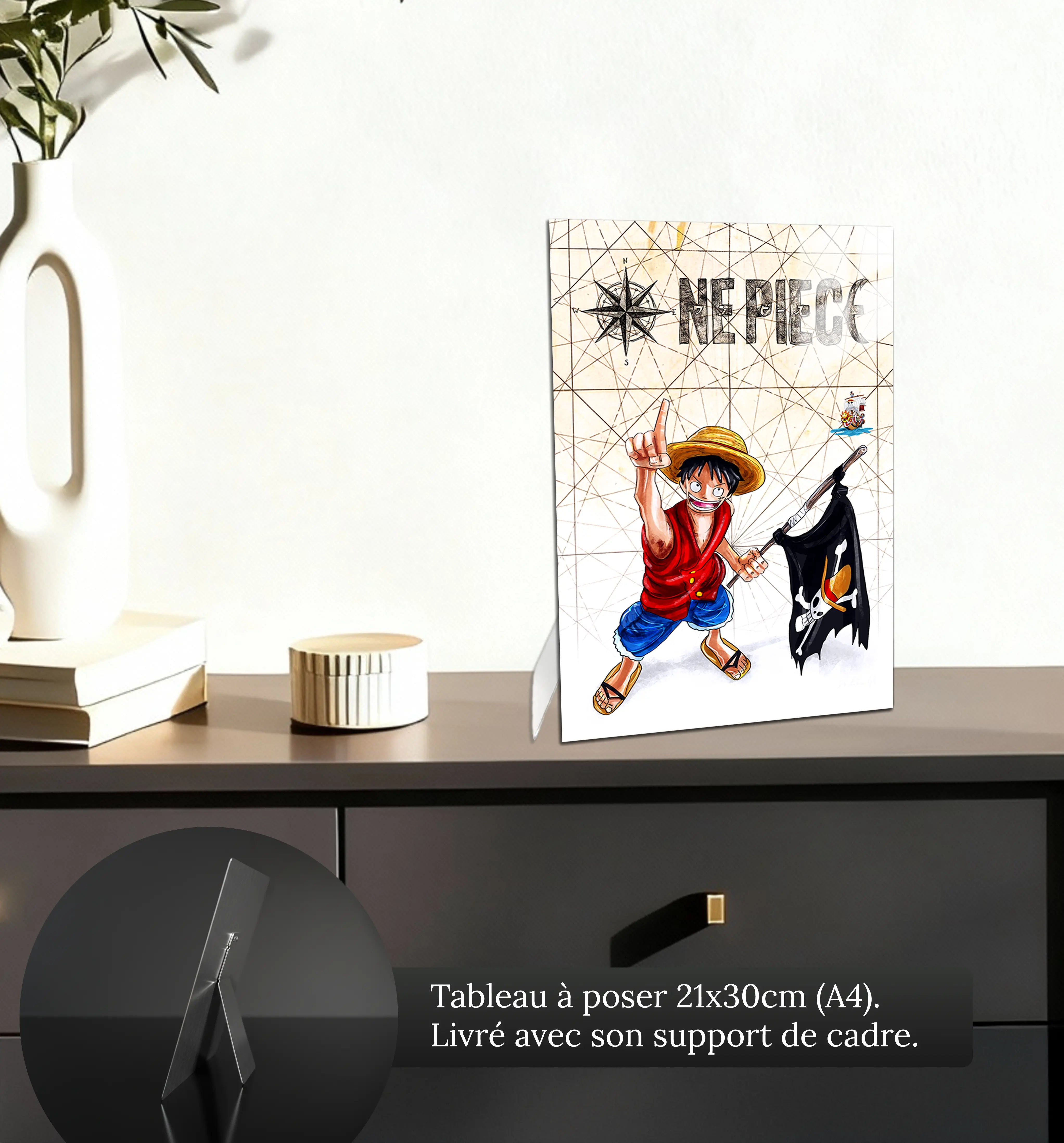 tableau-luffy-affiche-petit-format-a-poser-sur-meuble | DreamWay