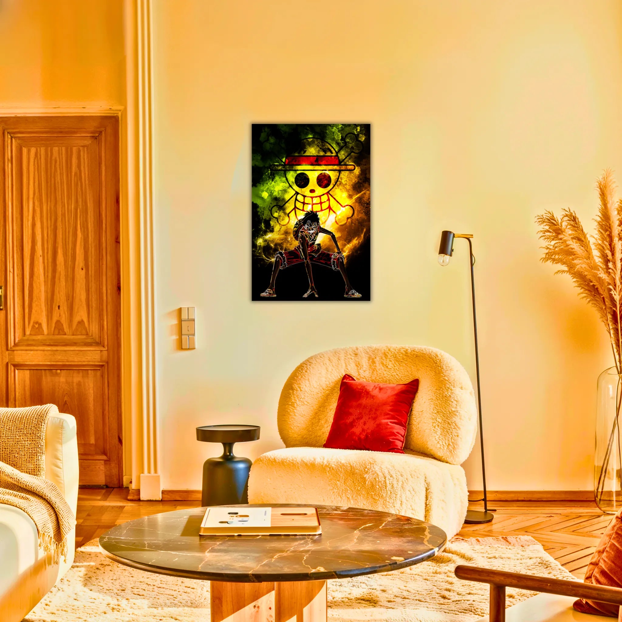 Tableau Luffy Coloré