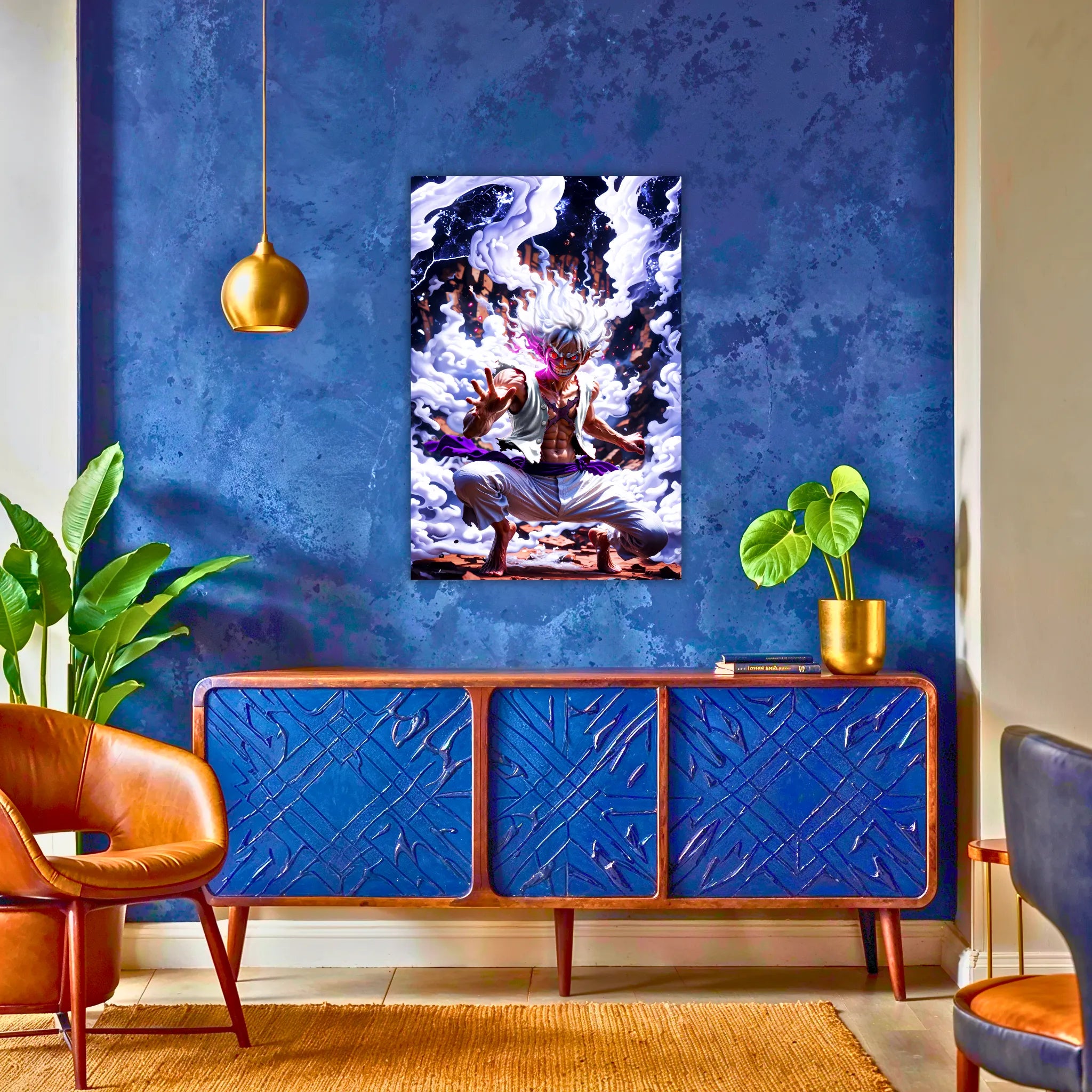 Tableau Luffy Gear 5 Réalise