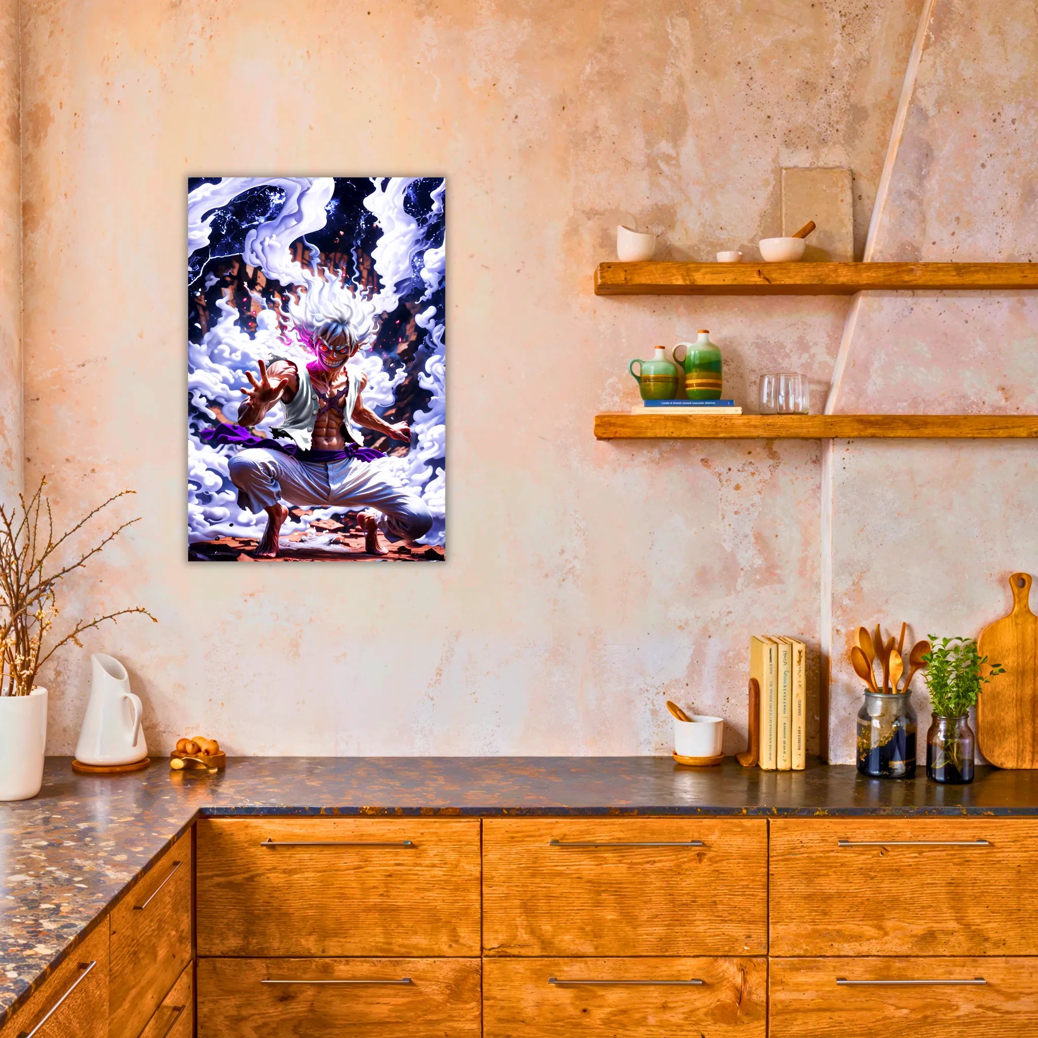 Tableau Luffy Gear 5 Réalise