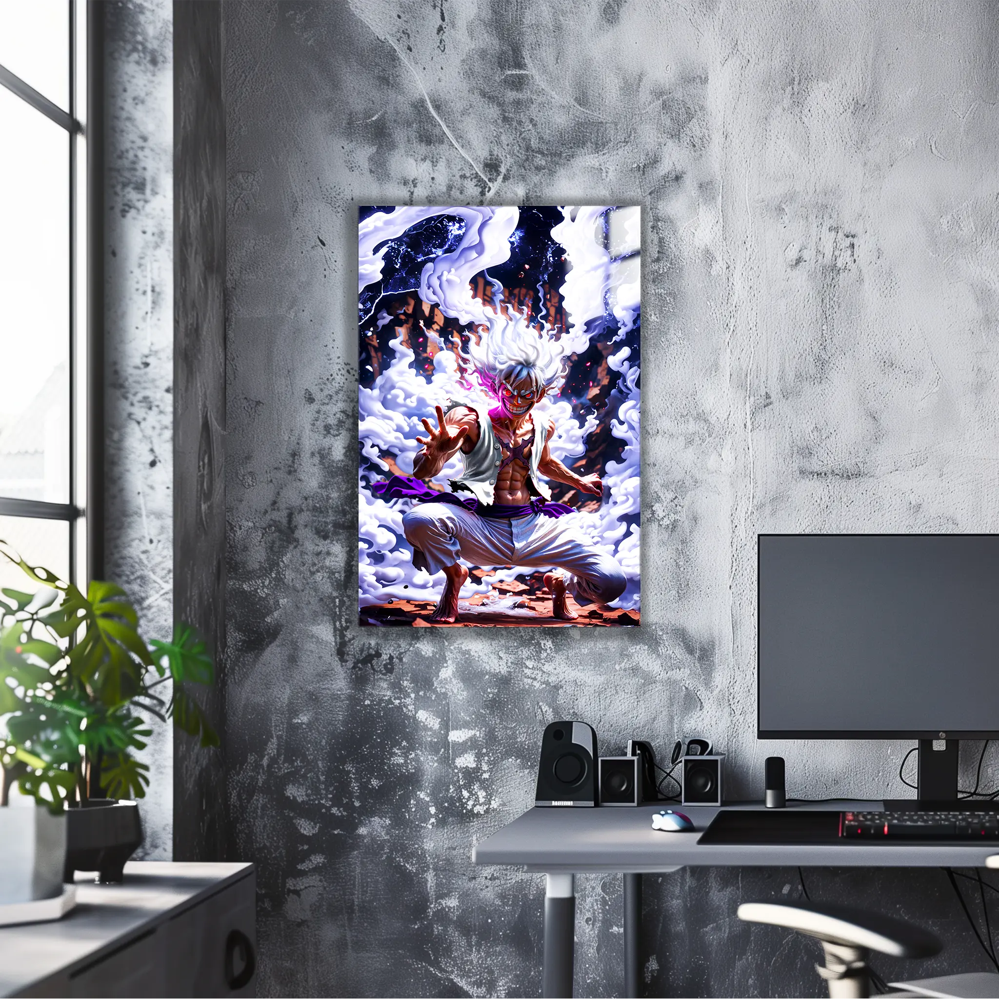 tableau-luffy-gear-5-realiste | DreamWay