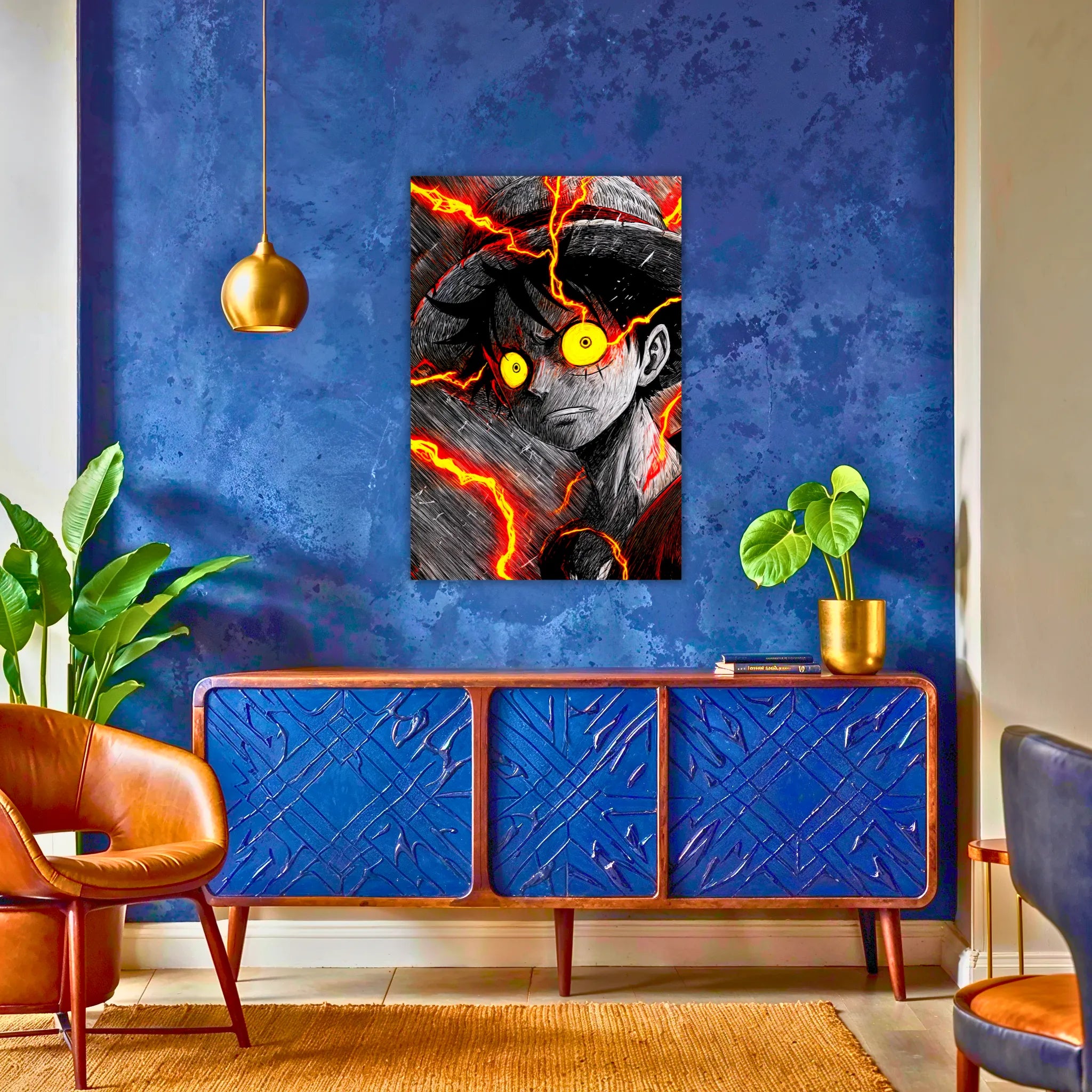 Tableau Luffy Portrait