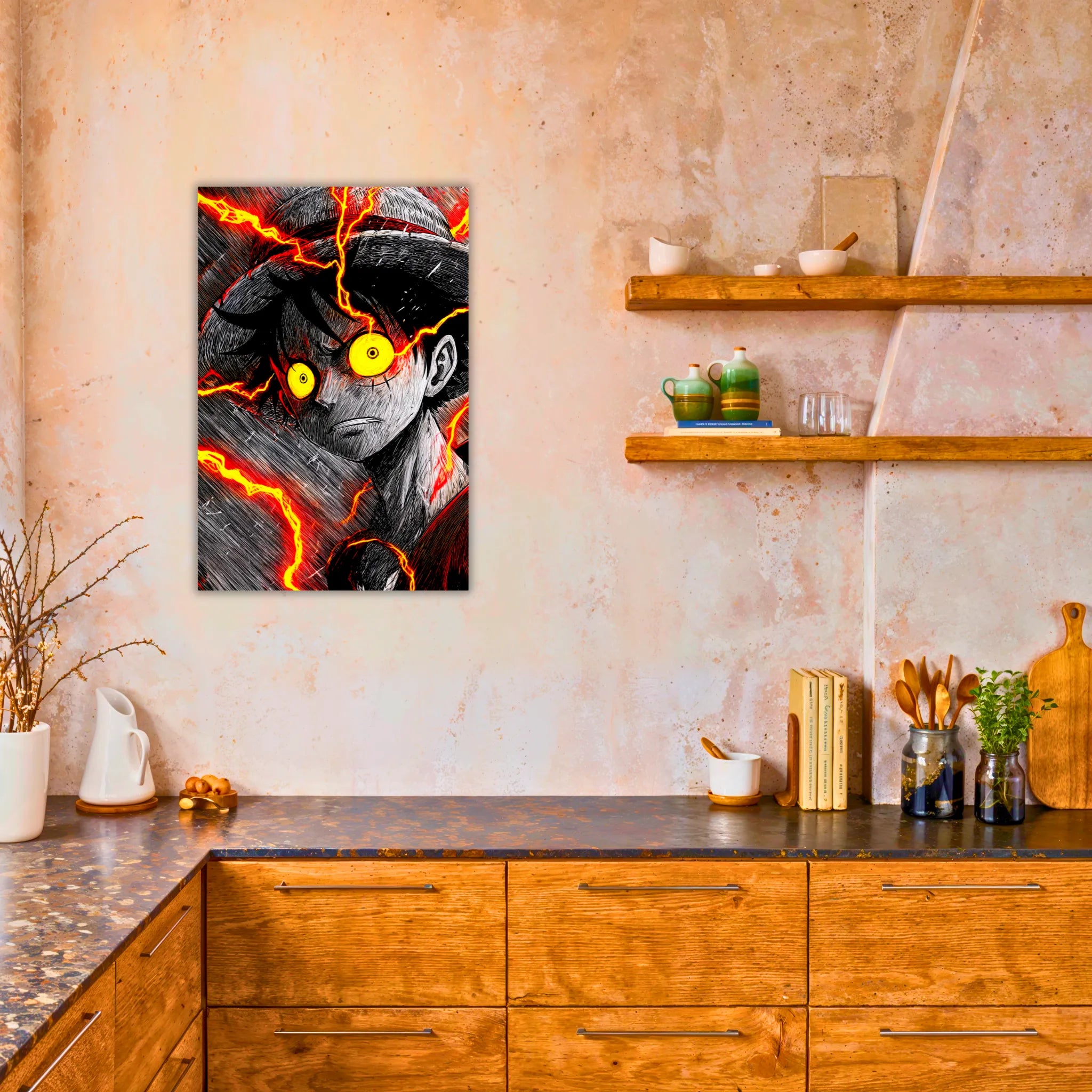 Tableau Luffy Portrait