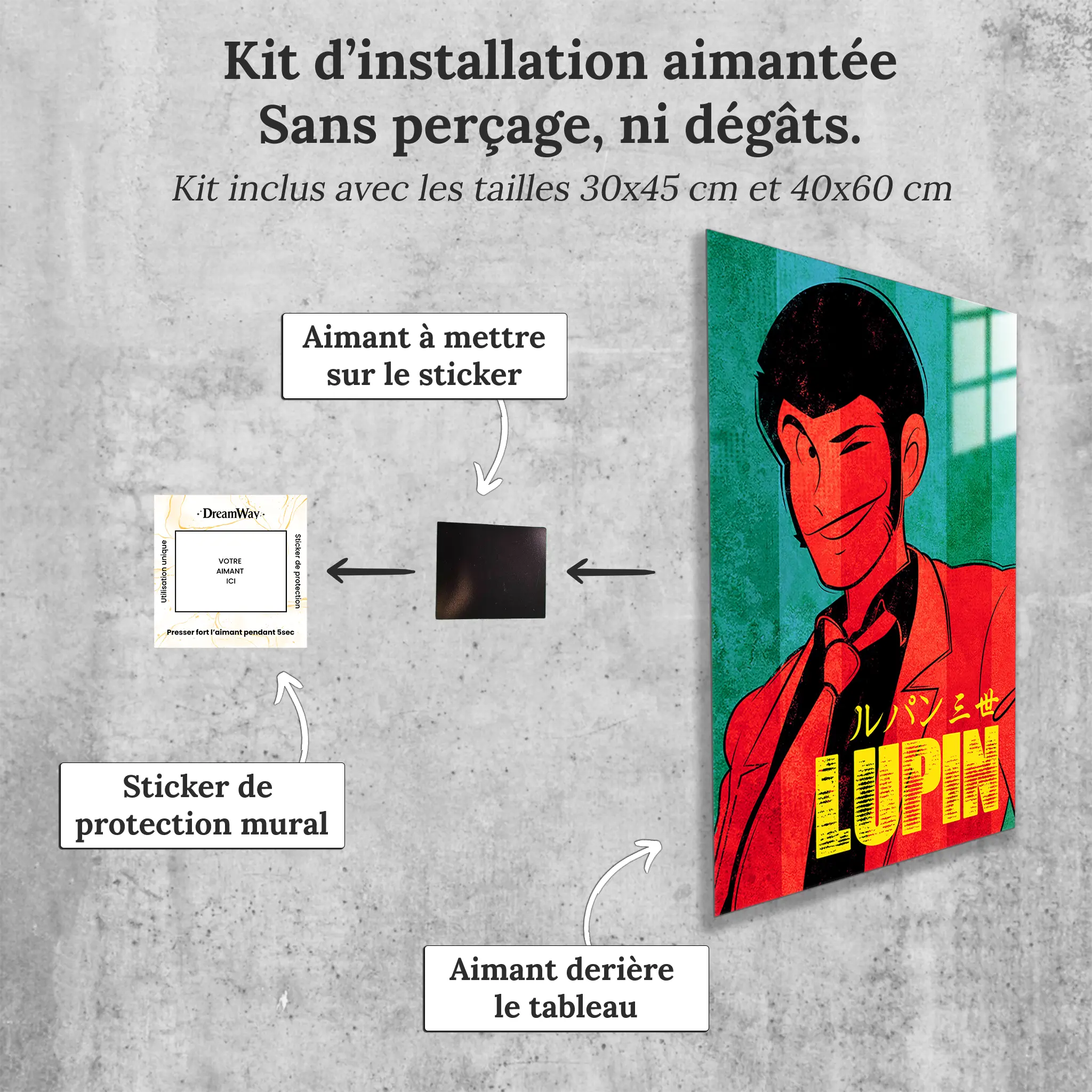 tableau-lupin-avec-installation-aimantee | DreamWay