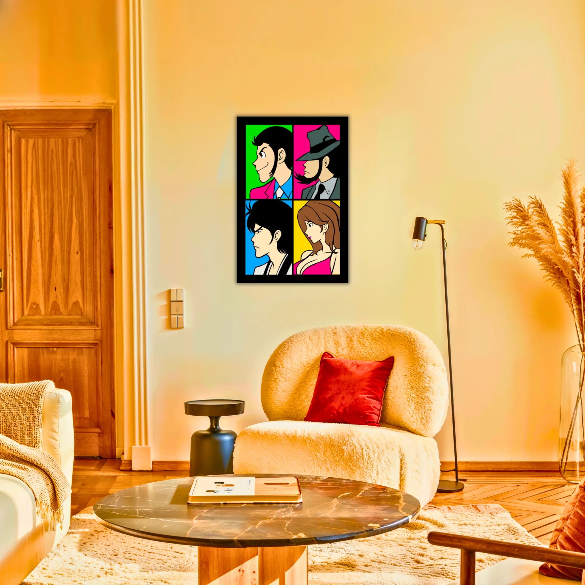 Tableau Lupin Heros Portrait