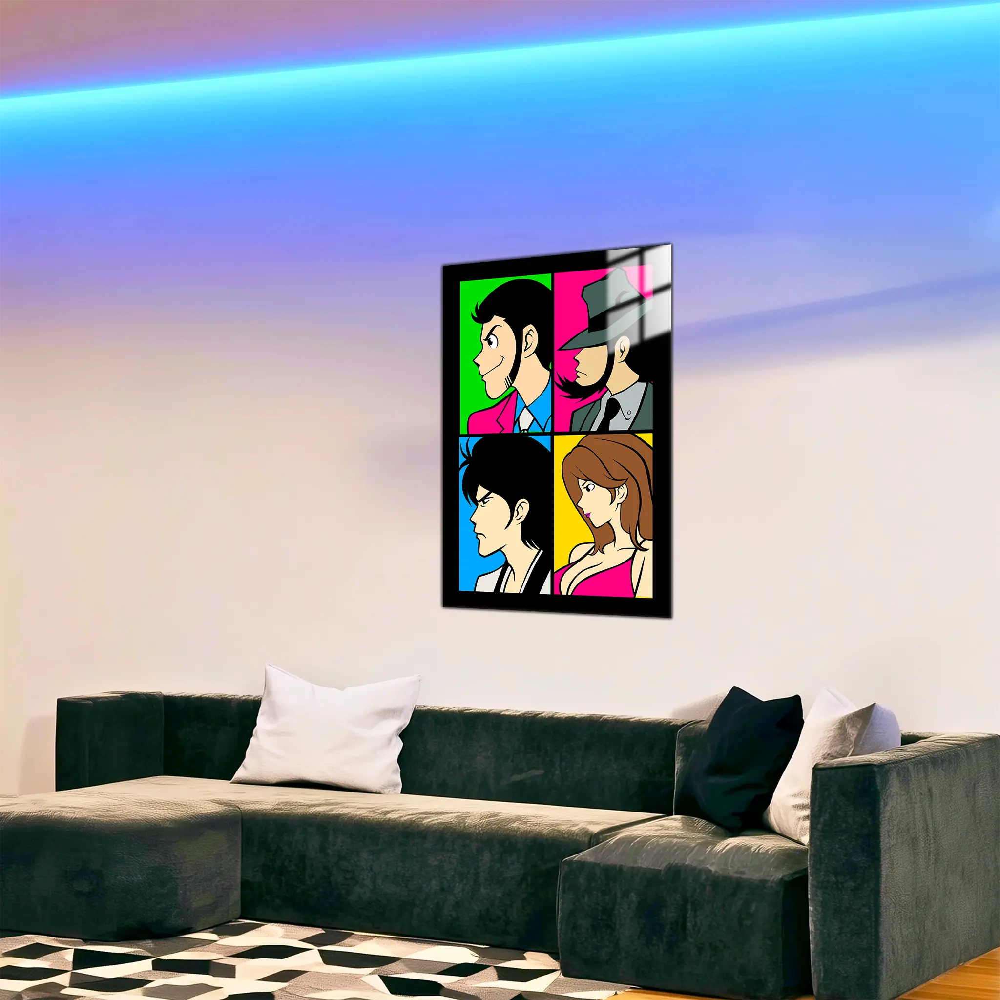 tableau-lupin-heros-portrait-dans-le-salon | DreamWay