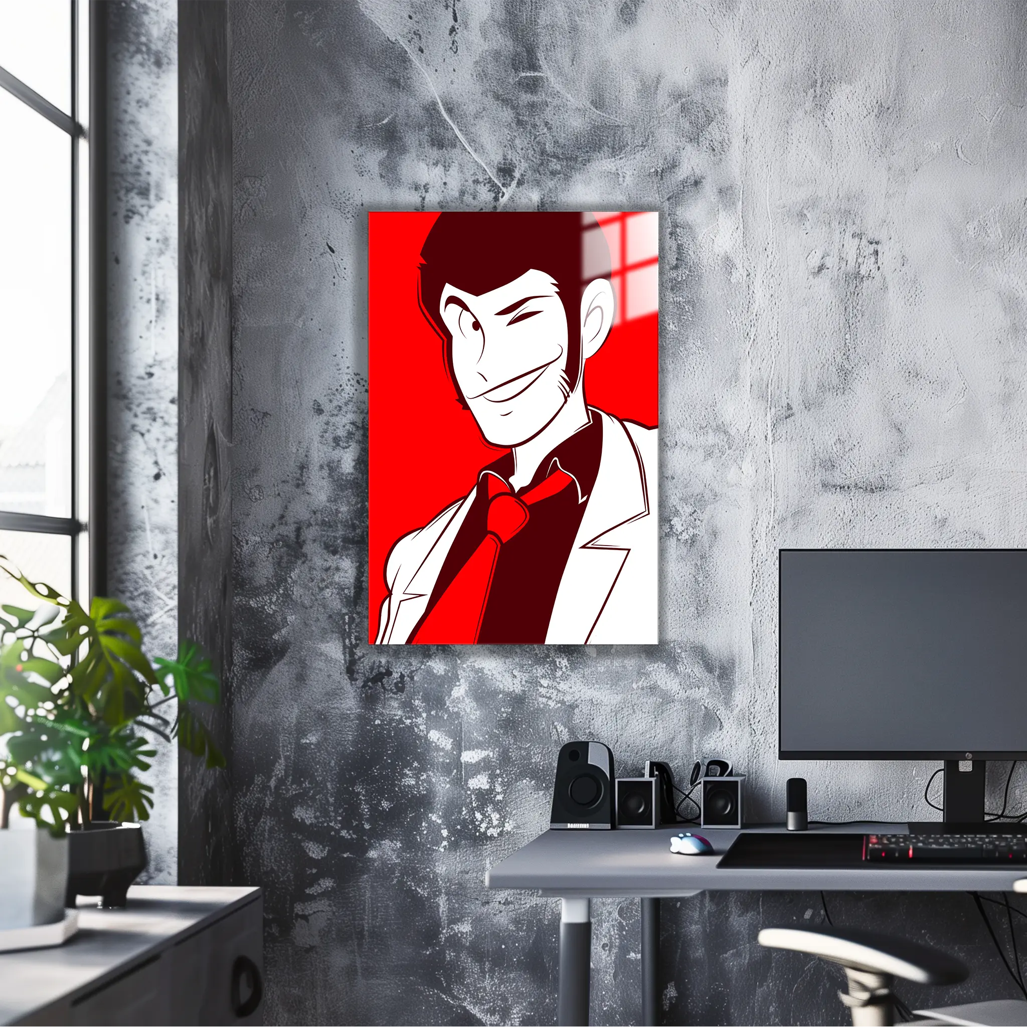 tableau-lupin-portrait-dans-le-bureau | DreamWay