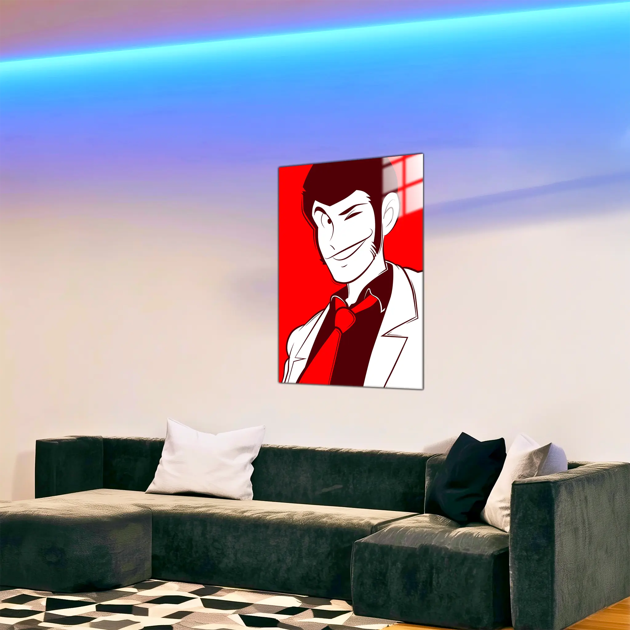 tableau-lupin-portrait-dans-le-salon | DreamWay