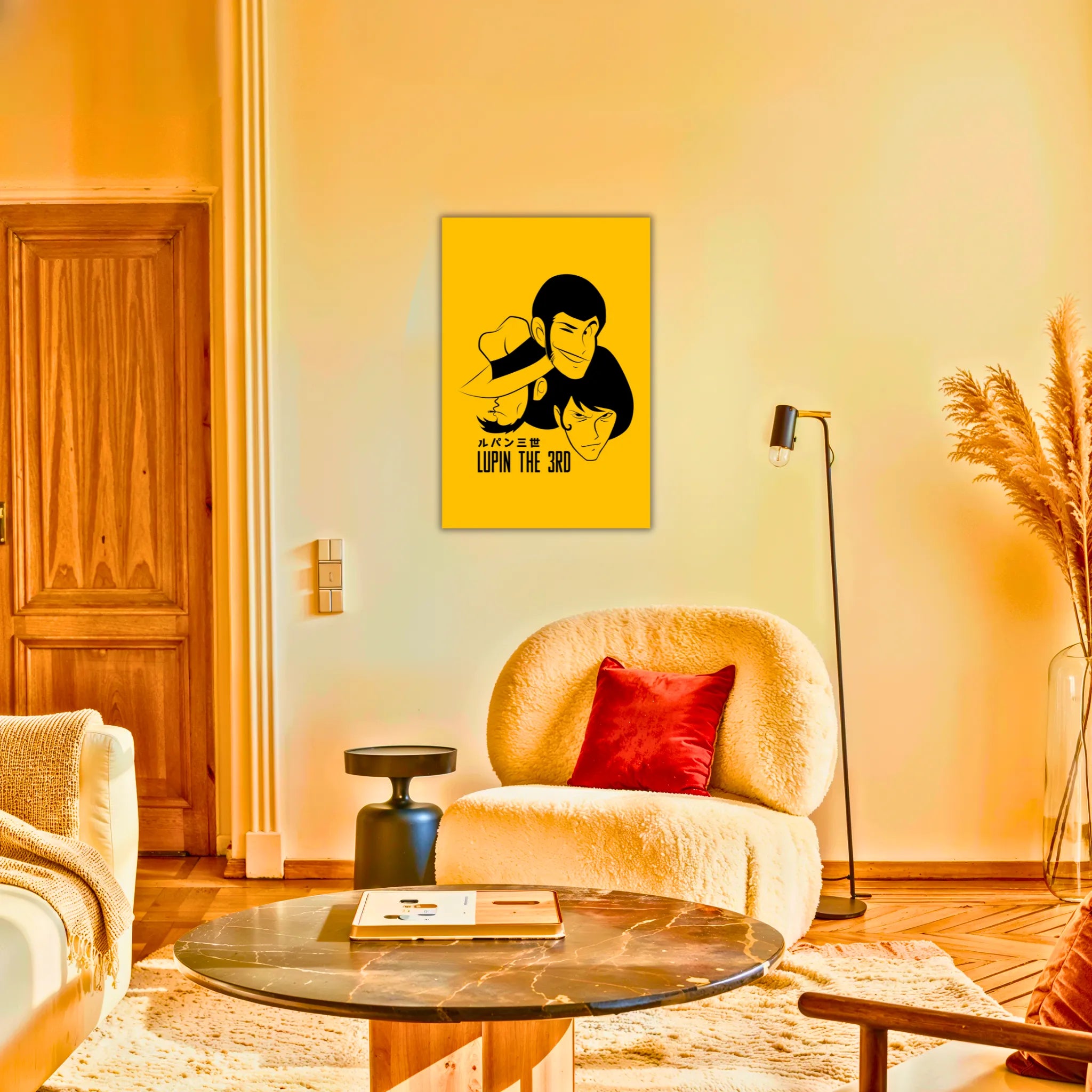 Tableau Lupin Visage