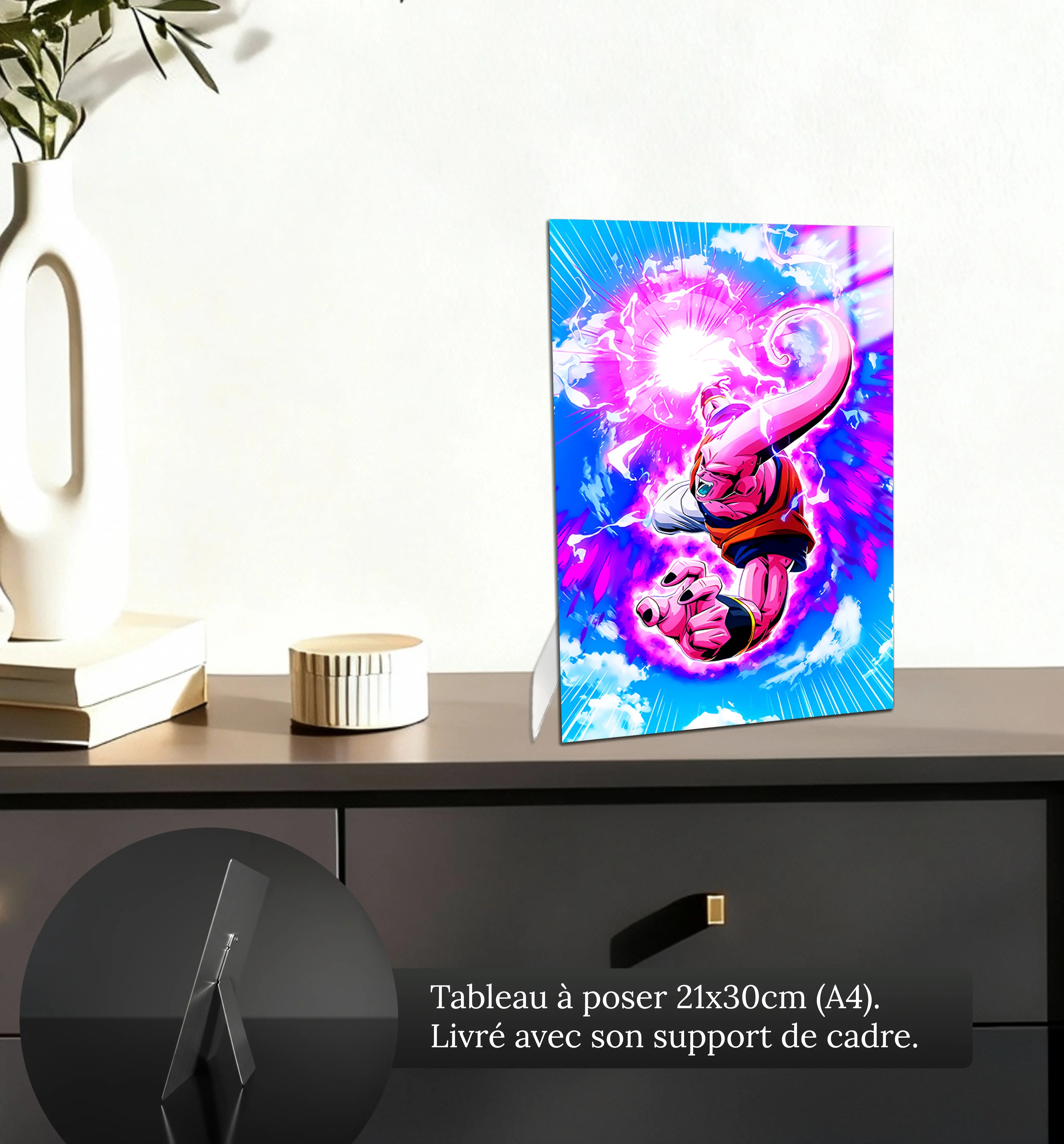 tableau-majin-boo-colore-petit-format-a-poser-sur-meuble | DreamWay