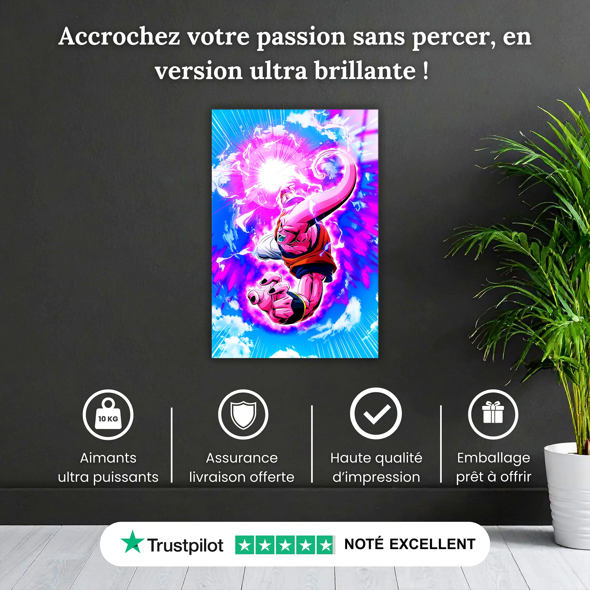tableau-majin-boo-colore-pourquoi-acheter | DreamWay