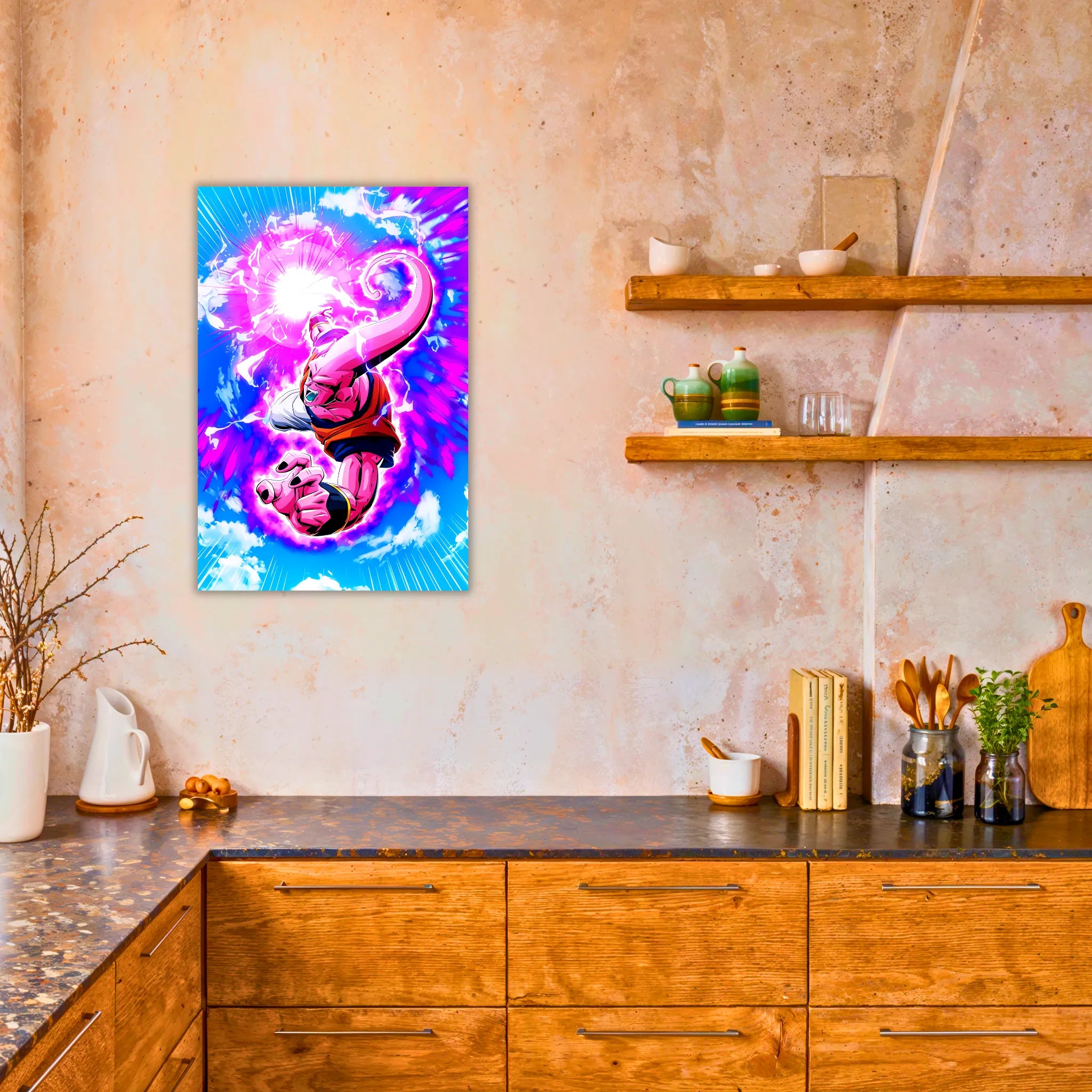 Tableau DBZ Majin Boo Coloré