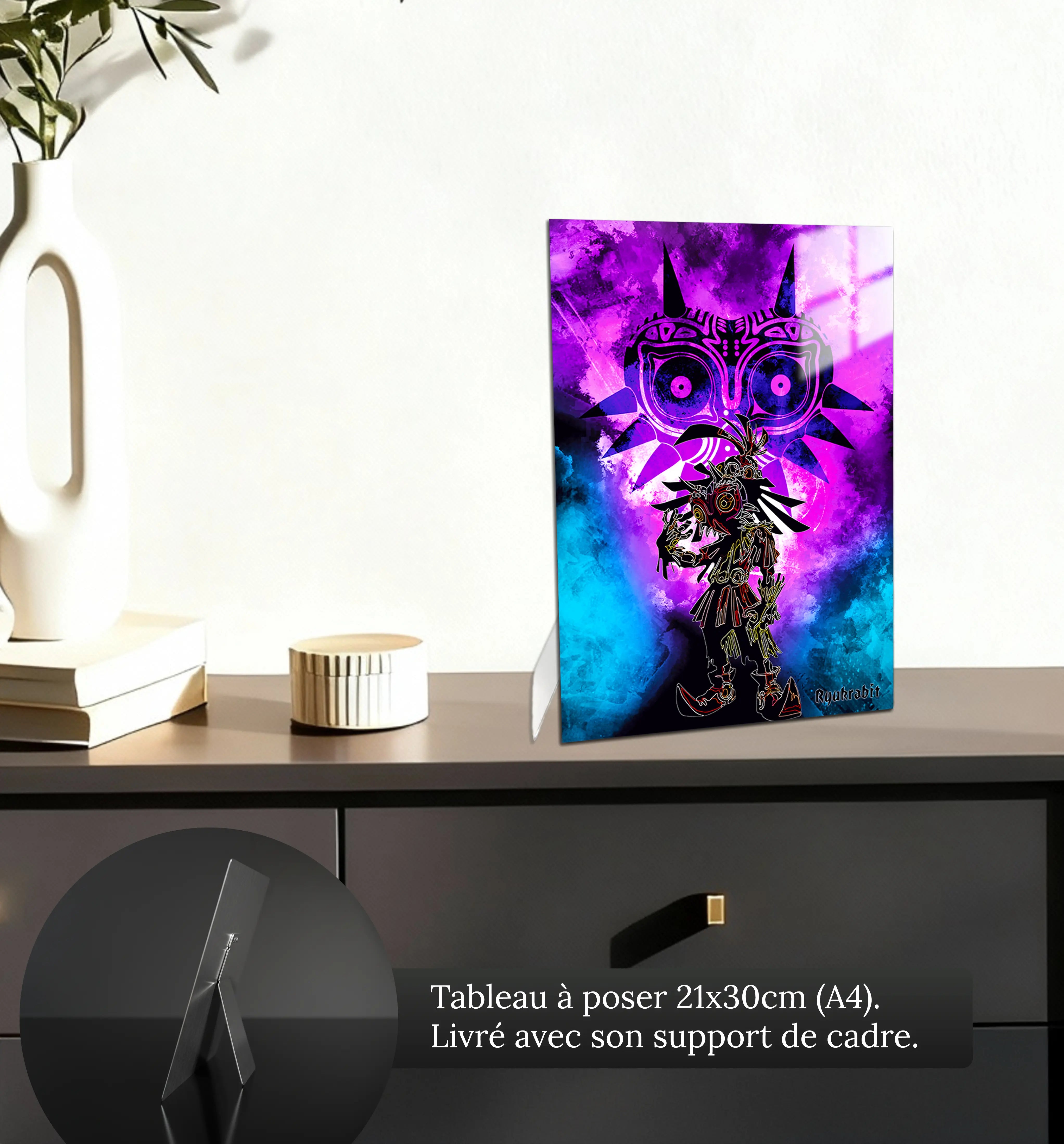 tableau-majora-mask-petit-format-a-poser-sur-meuble | DreamWay