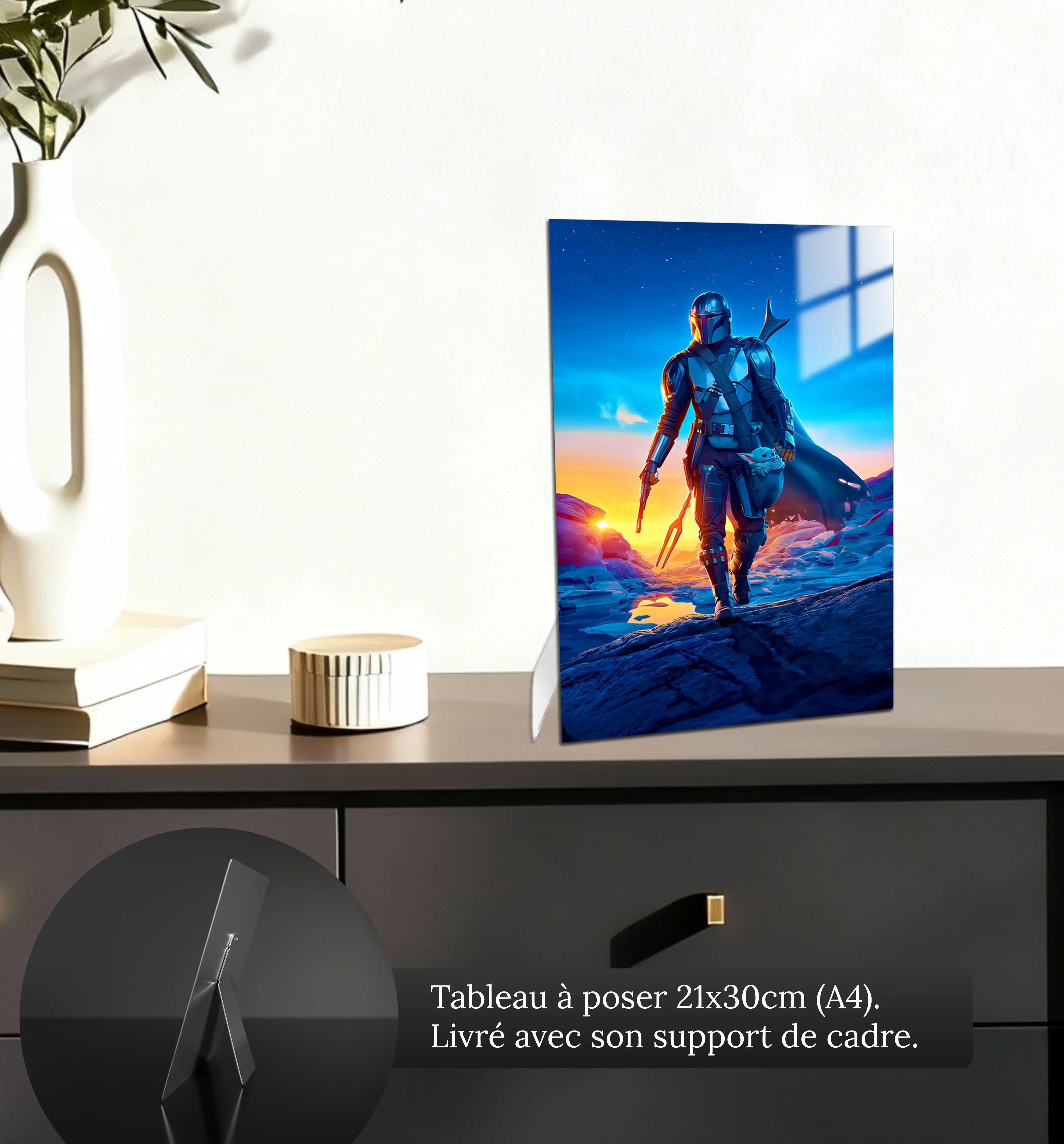 tableau-mandalorian-petit-format-a-poser-sur-meuble | DreamWay