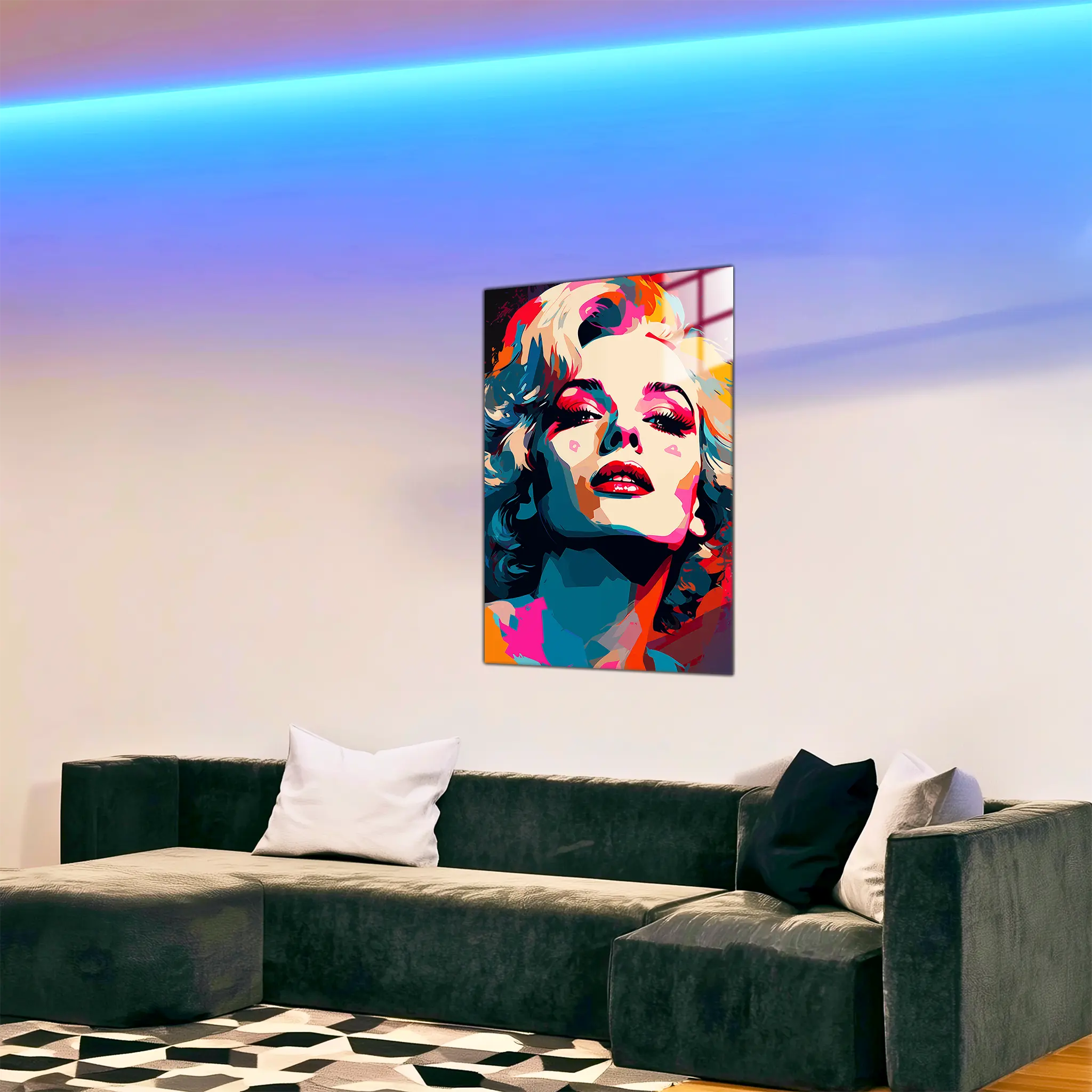 tableau-marilyn-monroe-pop-art-dans-le-salon | DreamWay