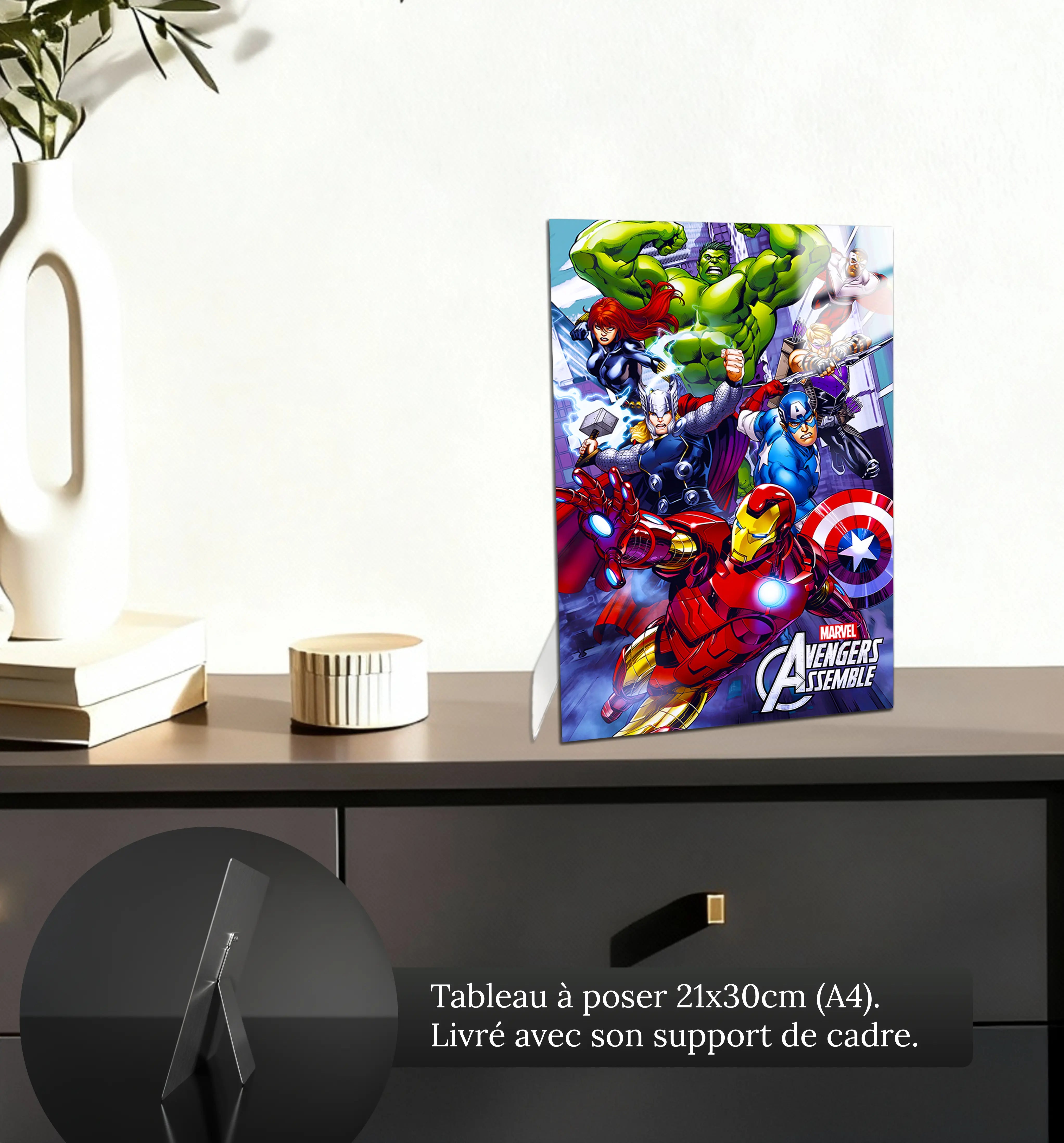 tableau-marvel-avengers-assemble-petit-format-a-poser-sur-meuble | DreamWay
