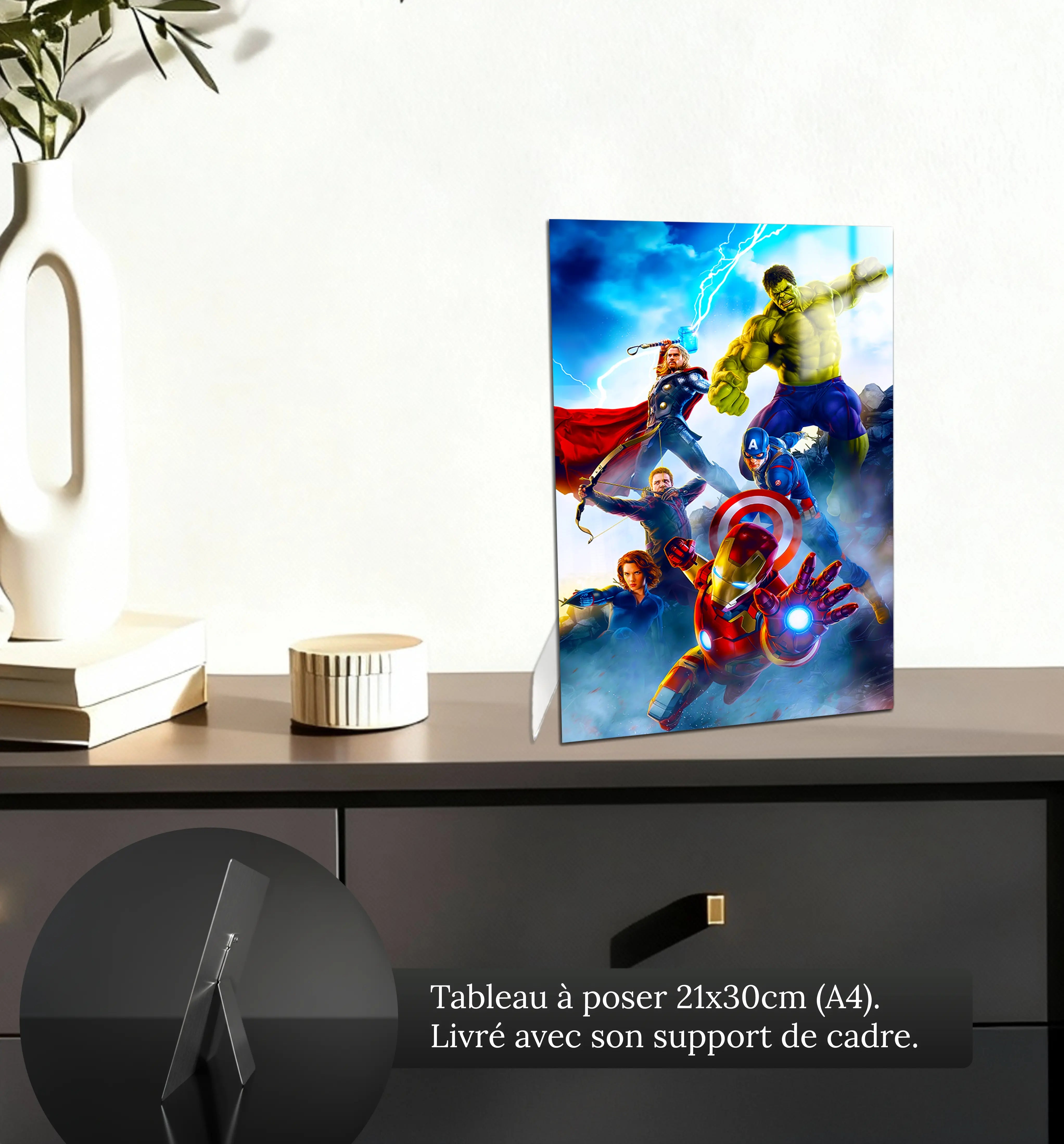 tableau-marvel-avengers-heros-petit-format-a-poser-sur-meuble | DreamWay