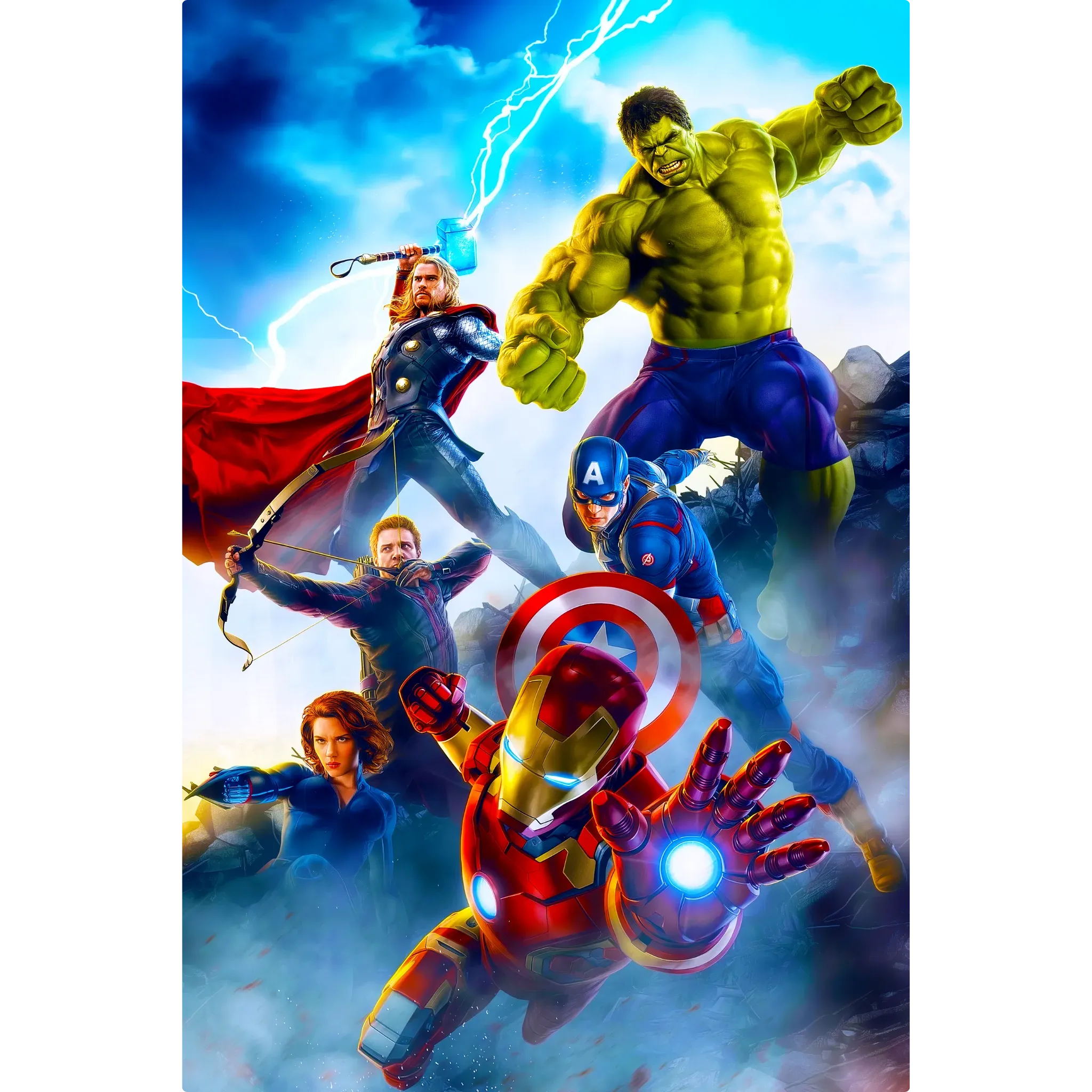 Tableau Marvel Avengers Héros