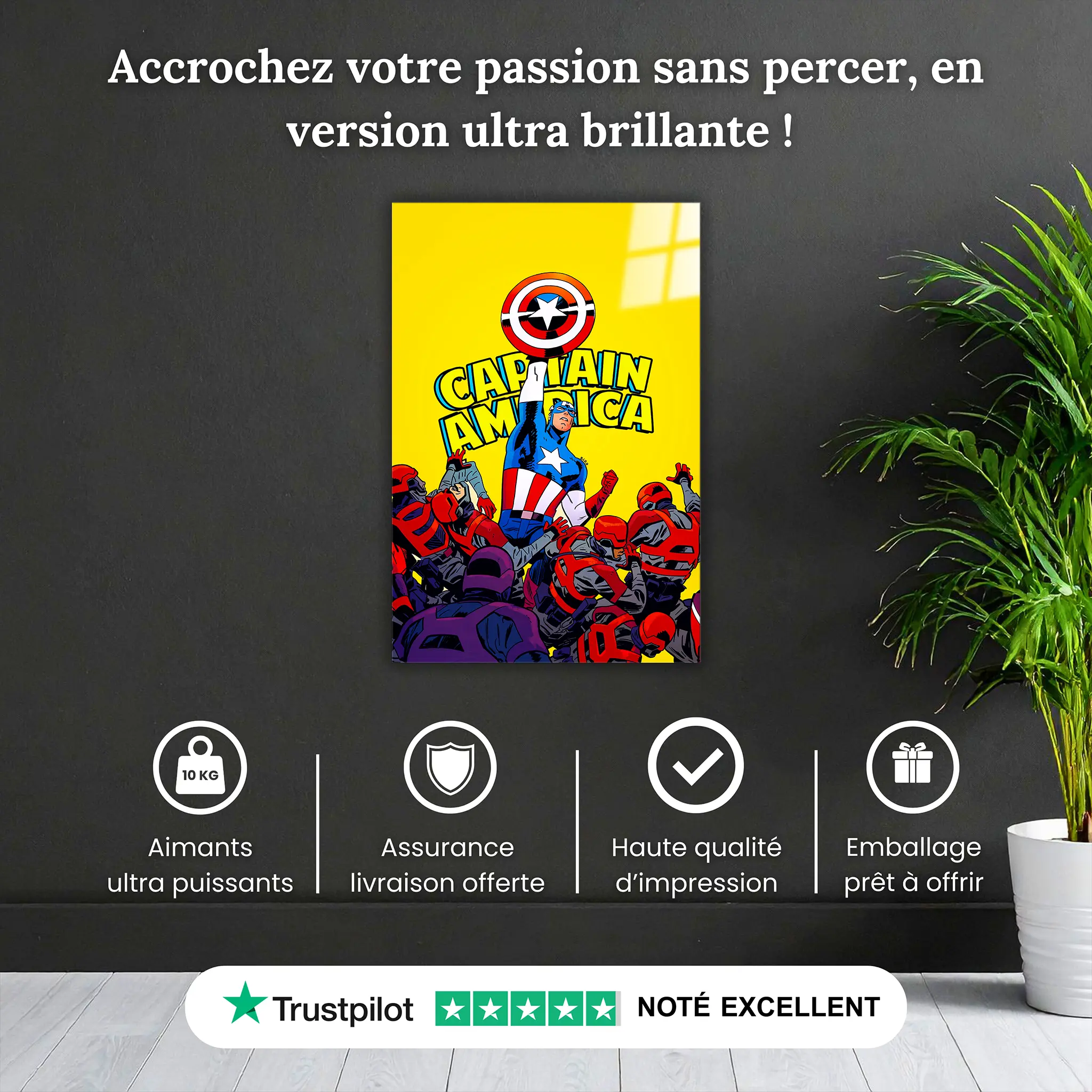 tableau-marvel-captain-america-affiche-comics-pourquoi-acheter | DreamWay