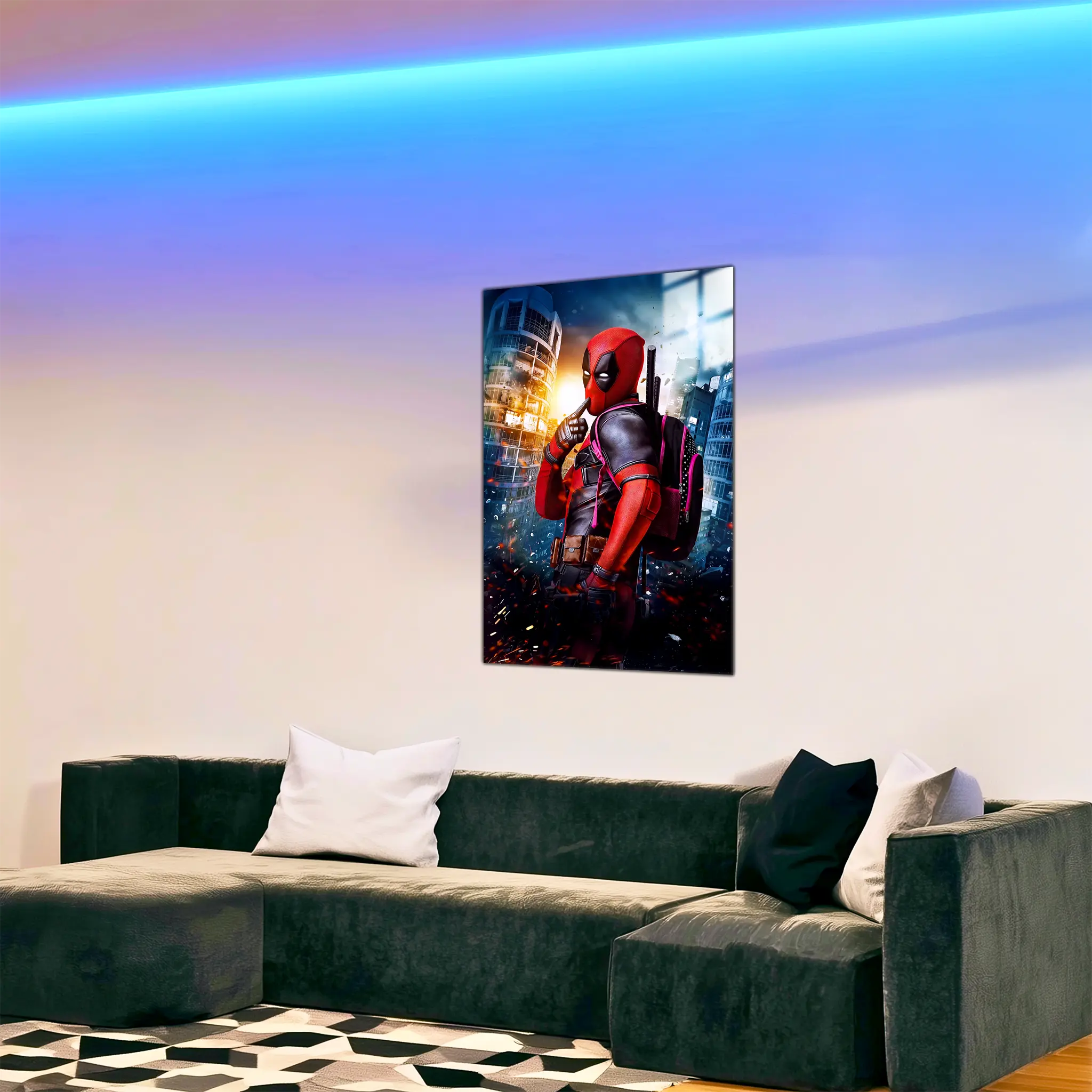 tableau-marvel-deadpool-dans-le-salon | DreamWay