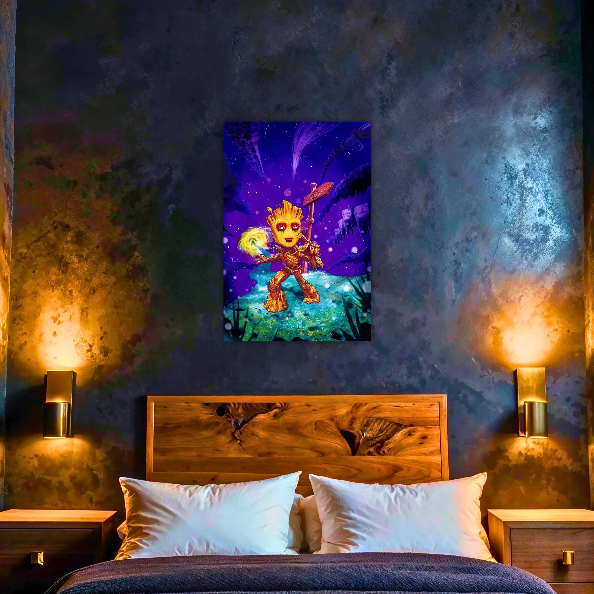 Tableau Marvel Groot Aventurier