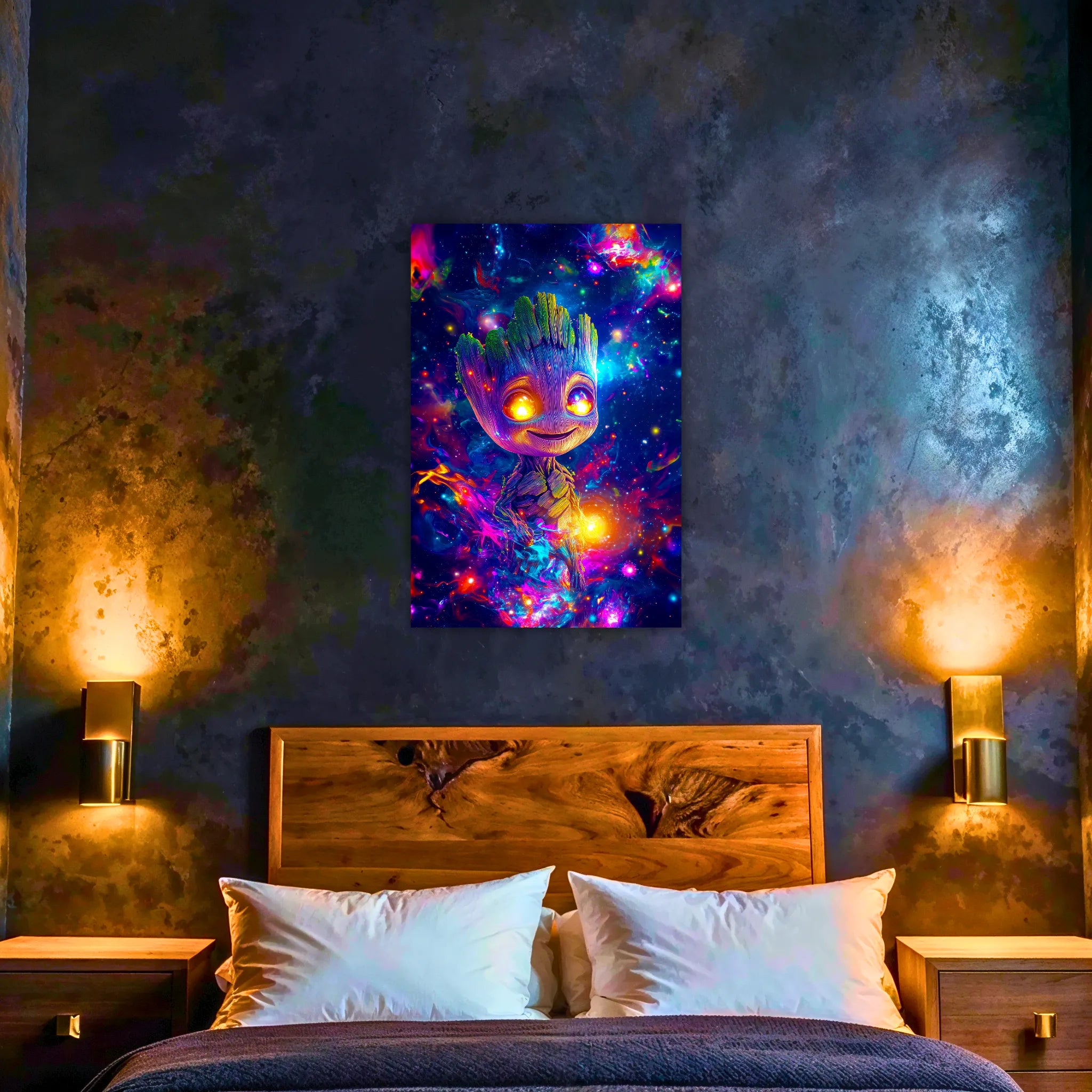 Tableau Marvel Groot Colore