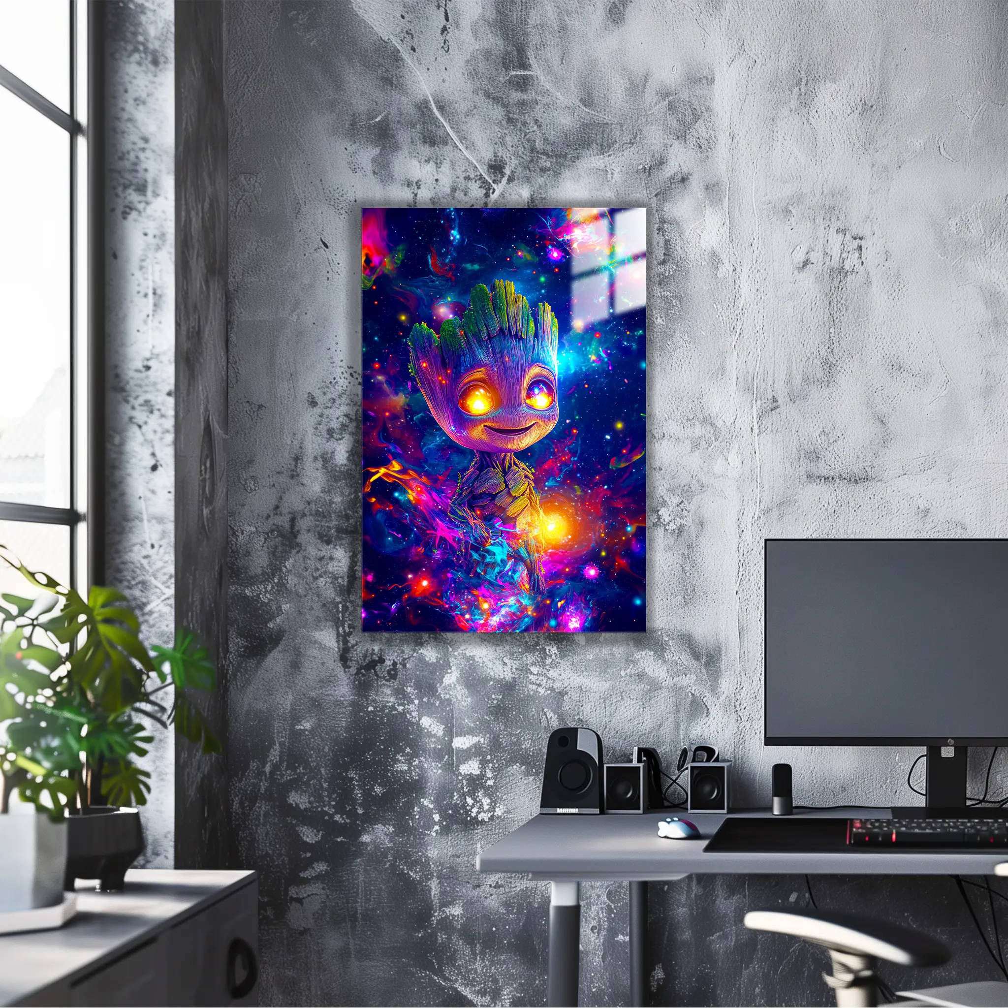 tableau-marvel-groot-colore | DreamWay