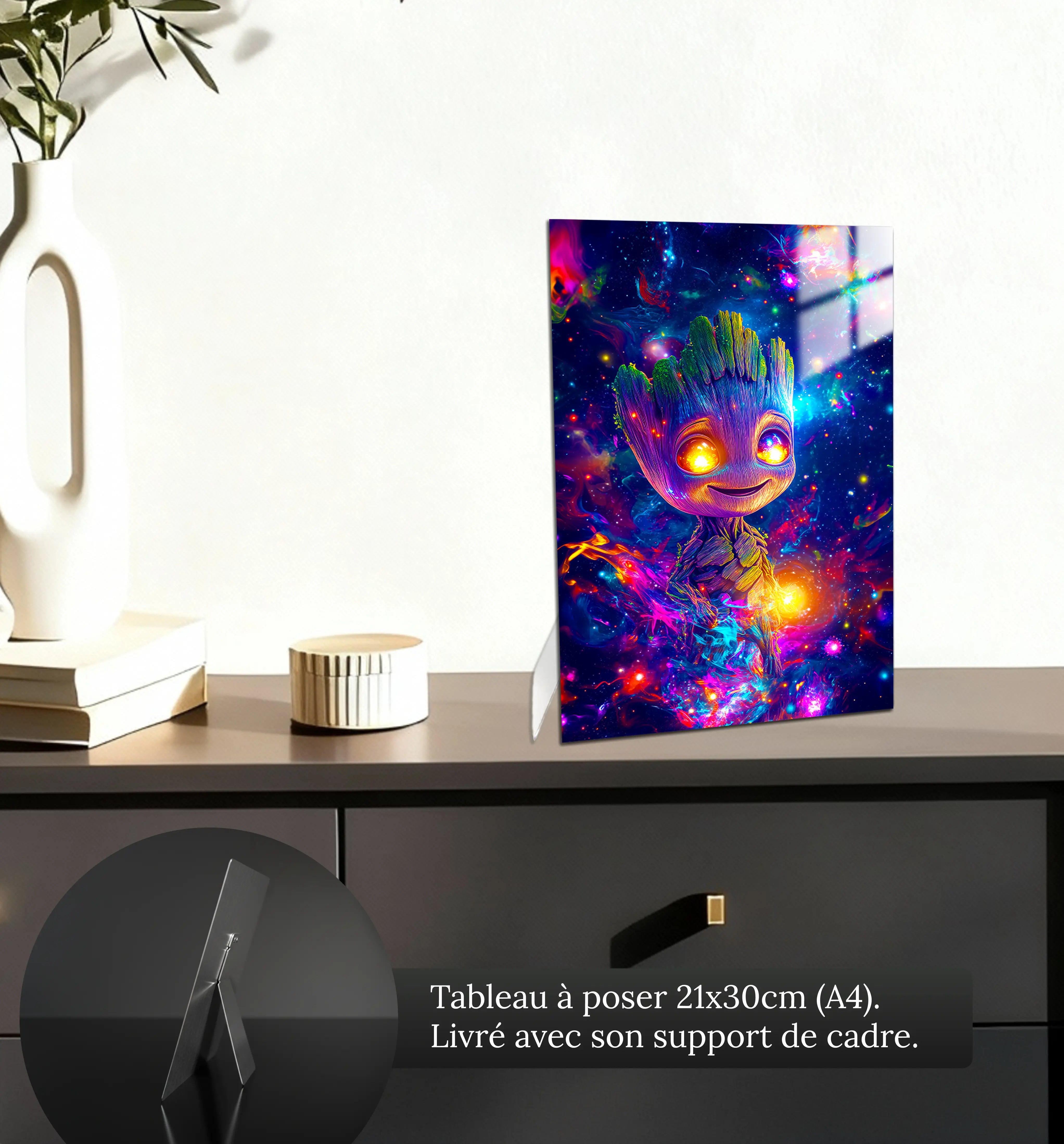 tableau-marvel-groot-colore-petit-format-a-poser-sur-meuble | DreamWay